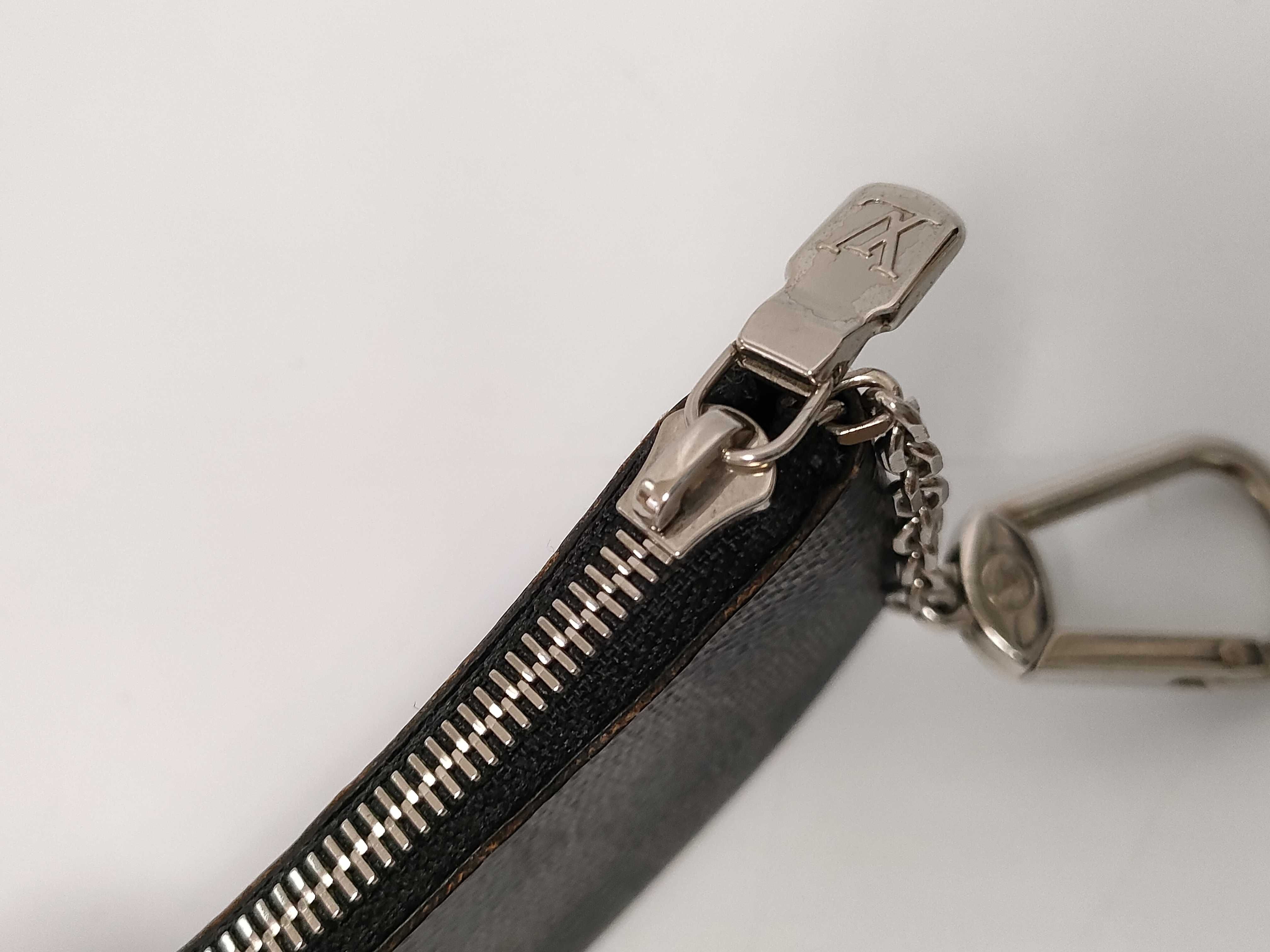 Damier Graphite Louis Vuitton Pochette Cle Coin Case — view 3