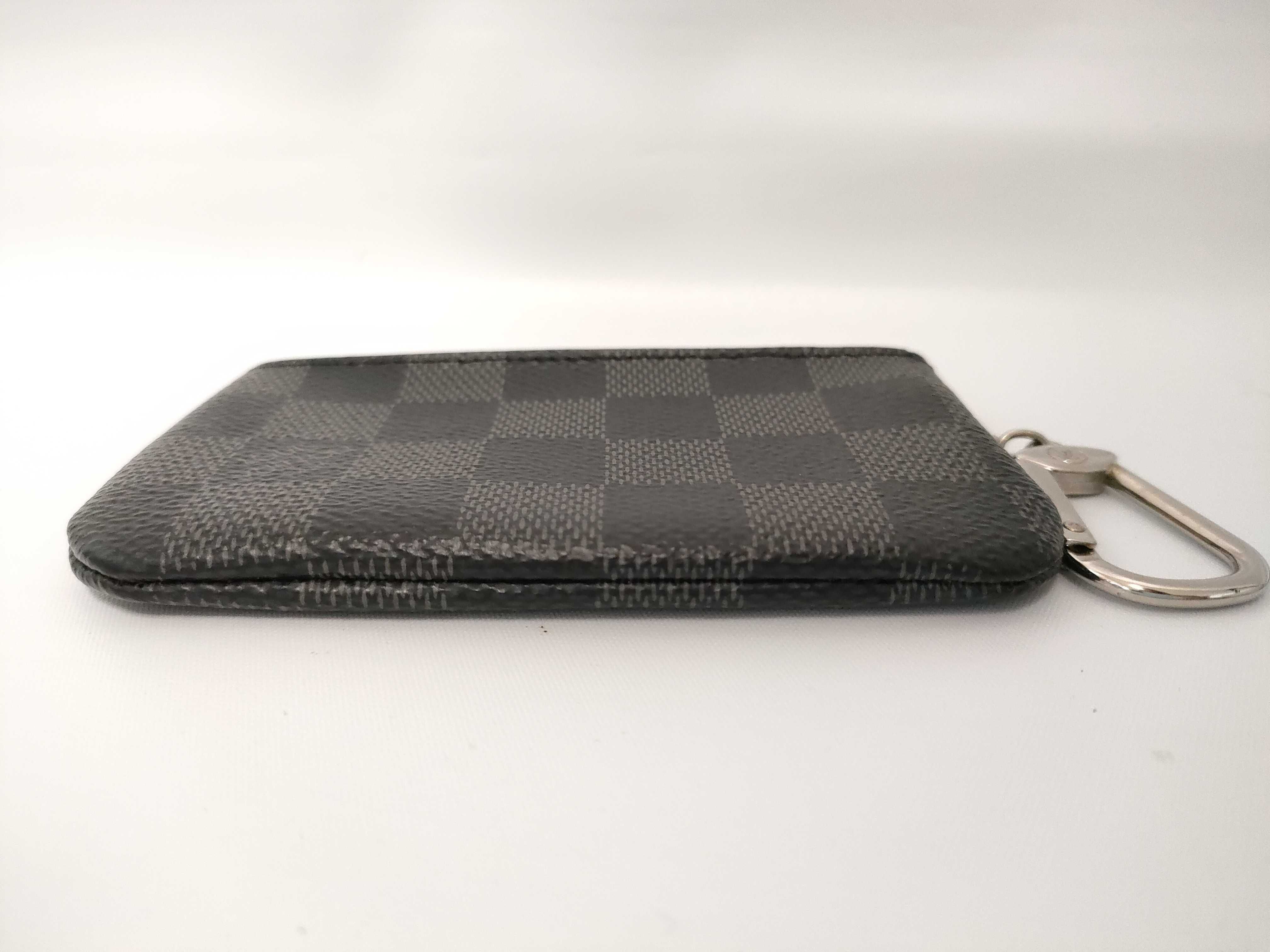 Damier Graphite Louis Vuitton Pochette Cle Coin Case — view 5