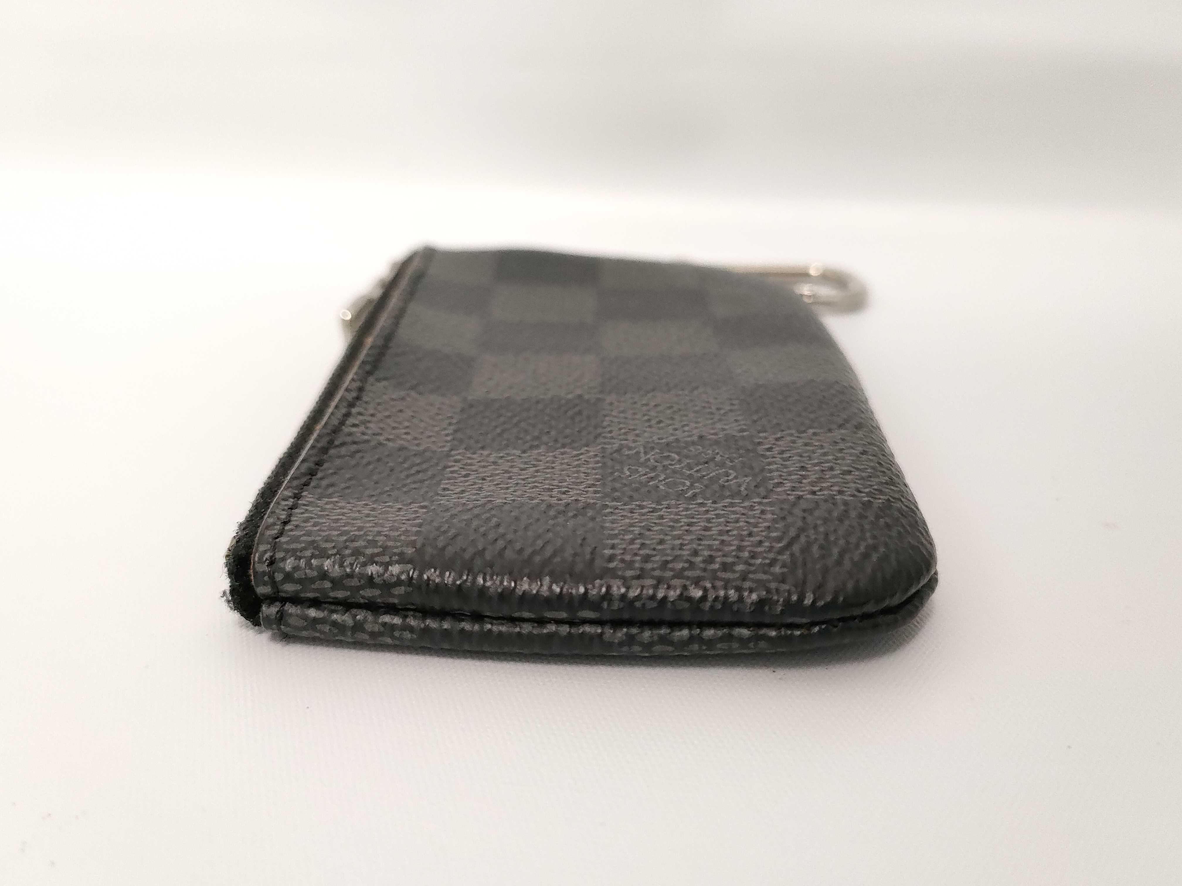 Damier Graphite Louis Vuitton Pochette Cle Coin Case — view 6