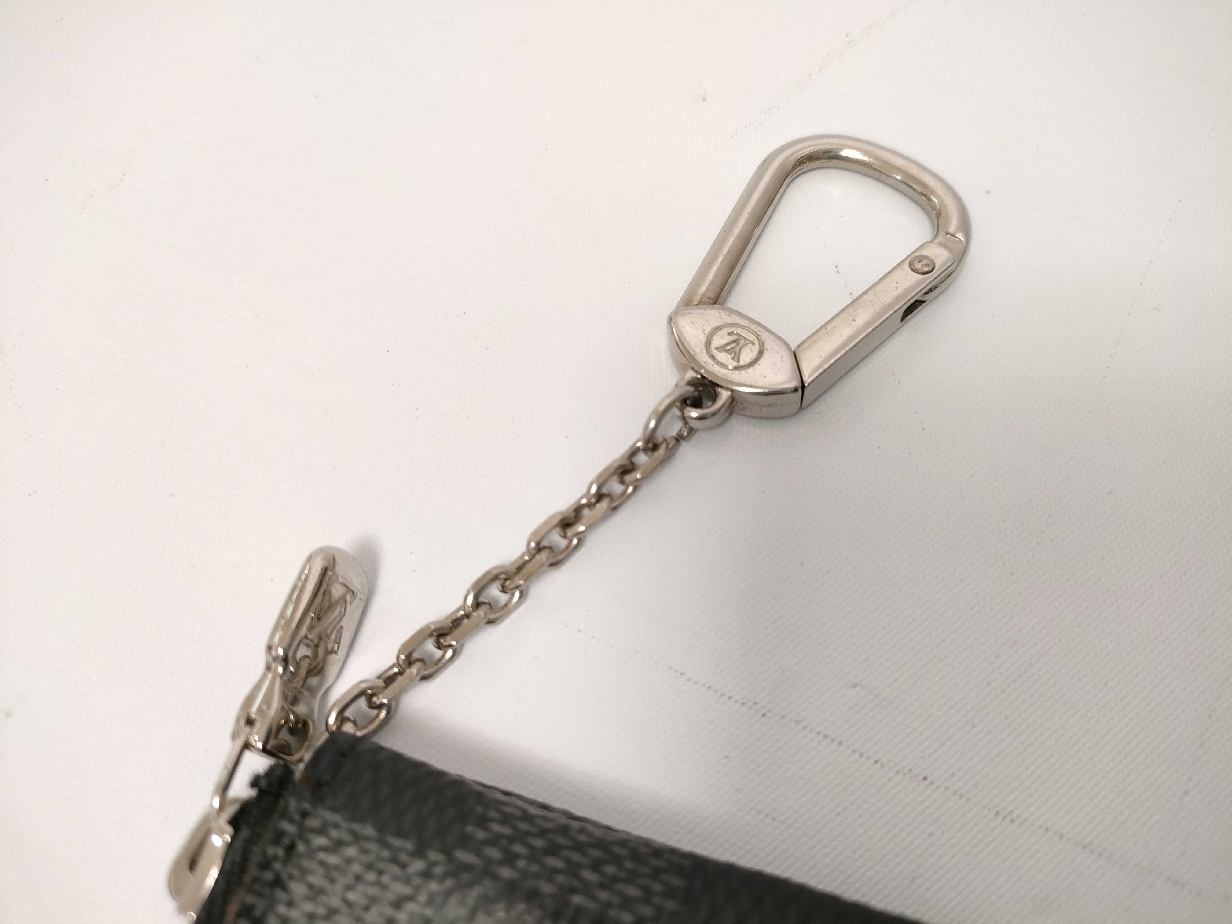 Damier Graphite Louis Vuitton Pochette Cle Coin Case — view 7