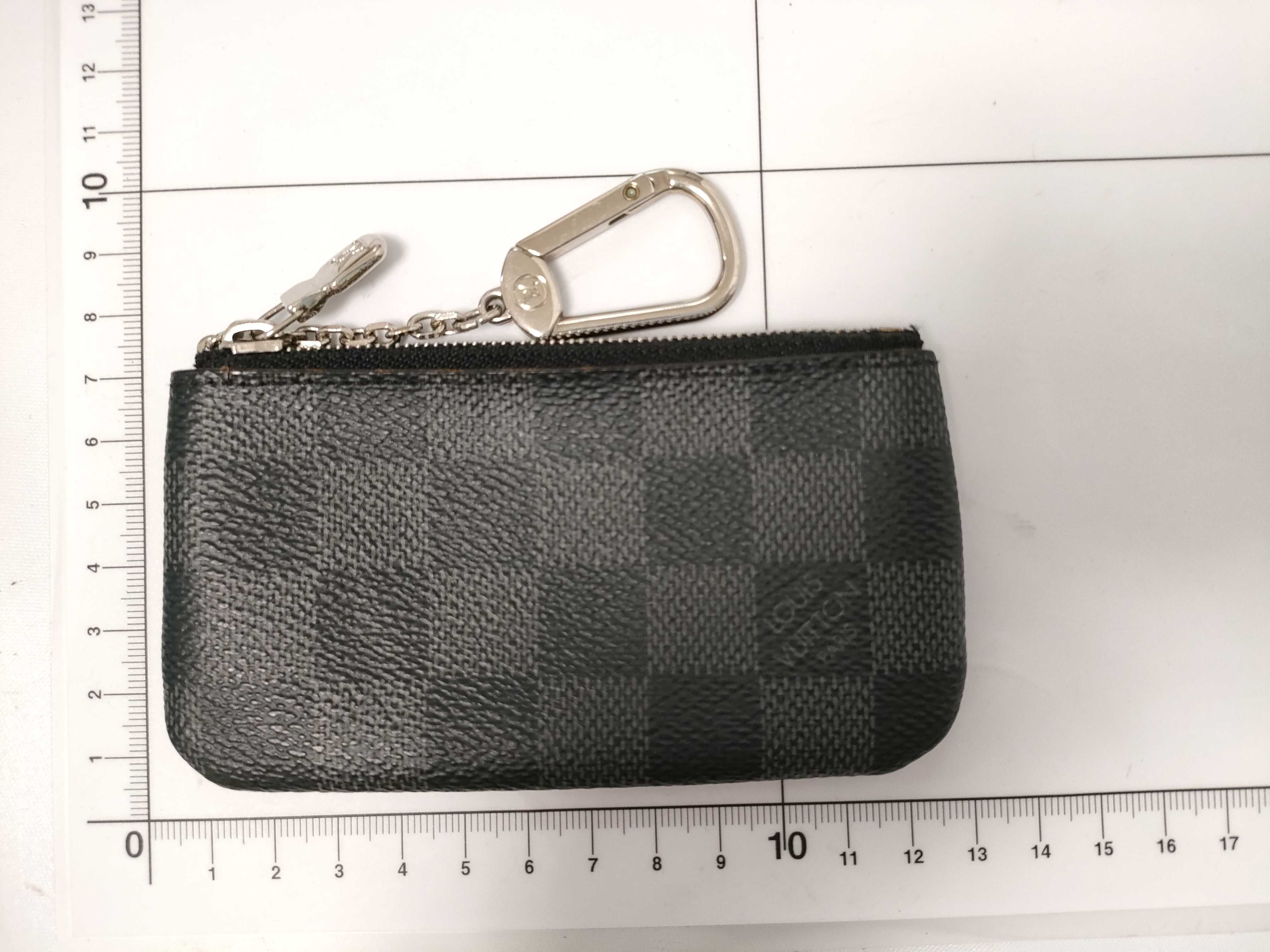 Damier Graphite Louis Vuitton Pochette Cle Coin Case — view 8