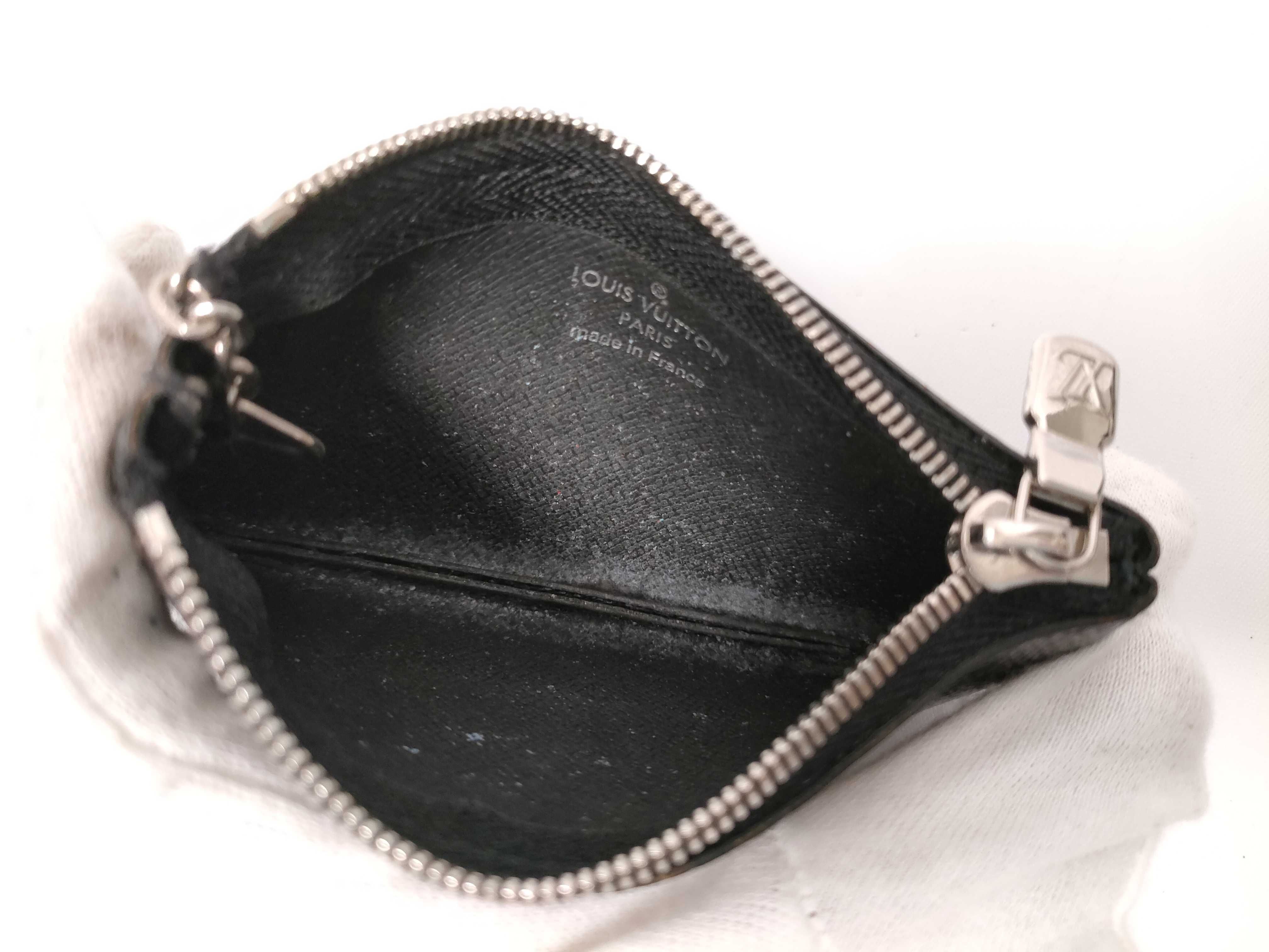 Damier Graphite Louis Vuitton Pochette Cle Coin Case — view 9
