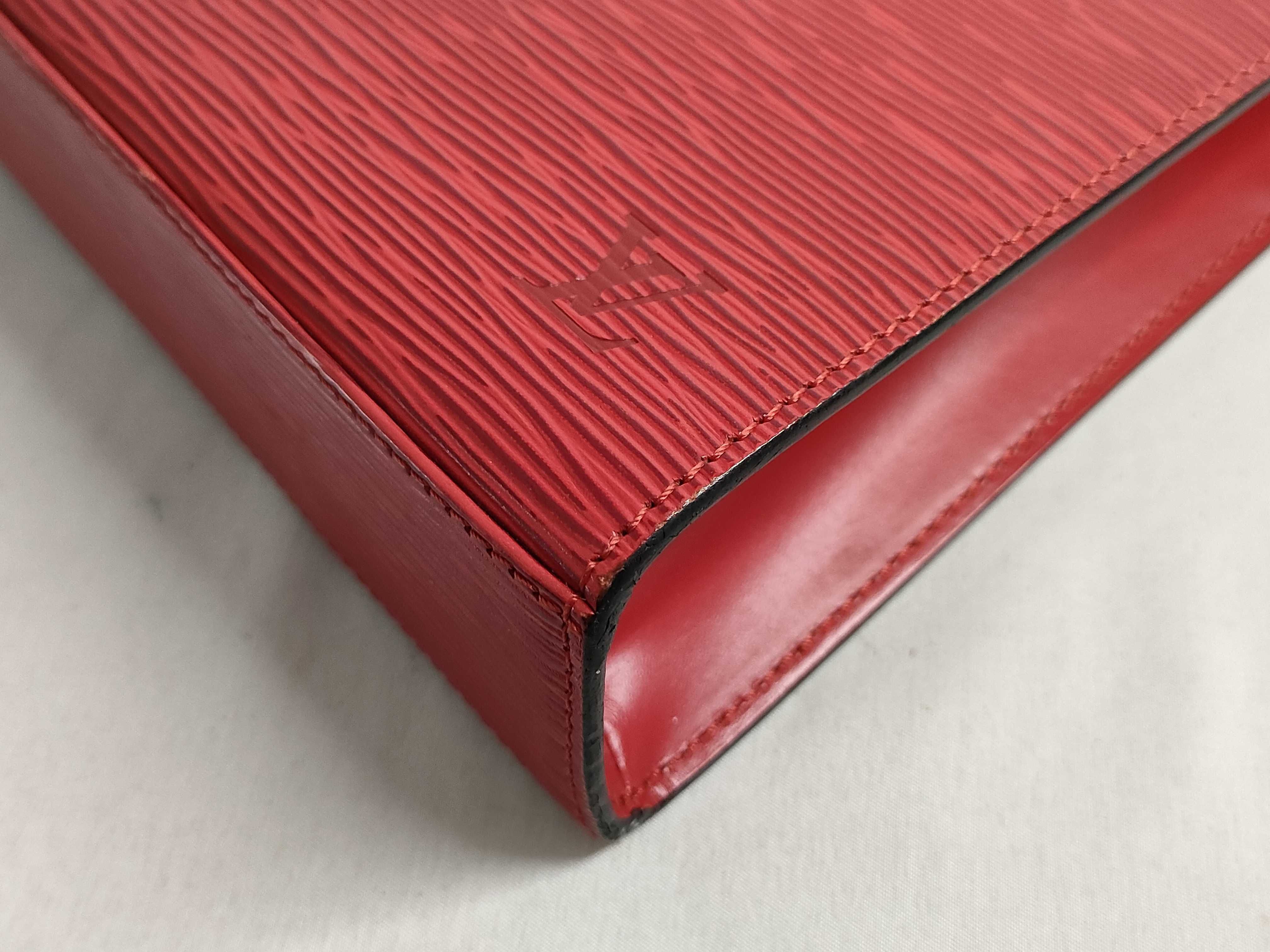 Epi Louis Vuitton M52377 Malesherbes Handbag Epi Castilian Red Leather Handbag — view 6