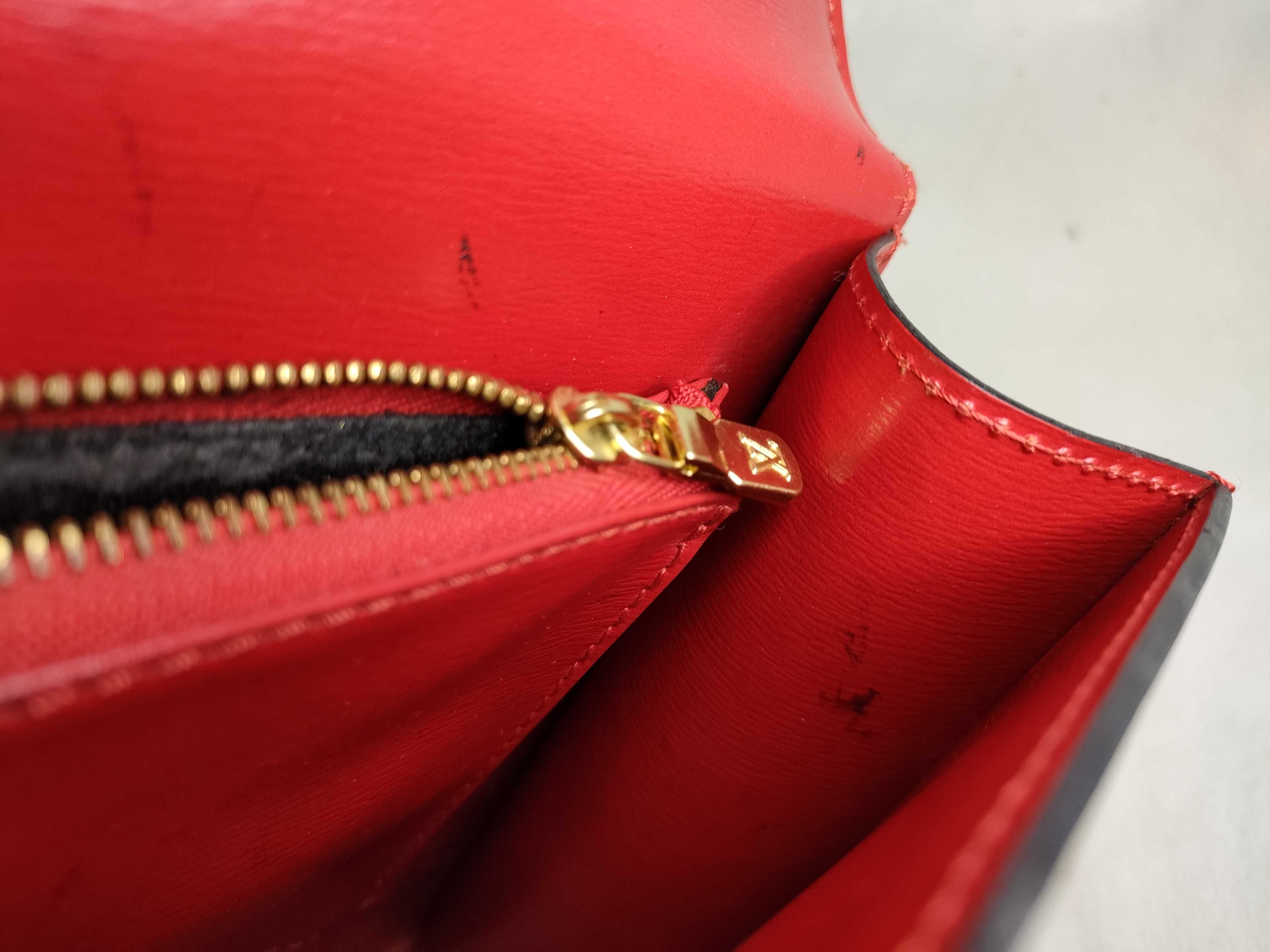 Epi Louis Vuitton M52377 Malesherbes Handbag Epi Castilian Red Leather Handbag — view 9