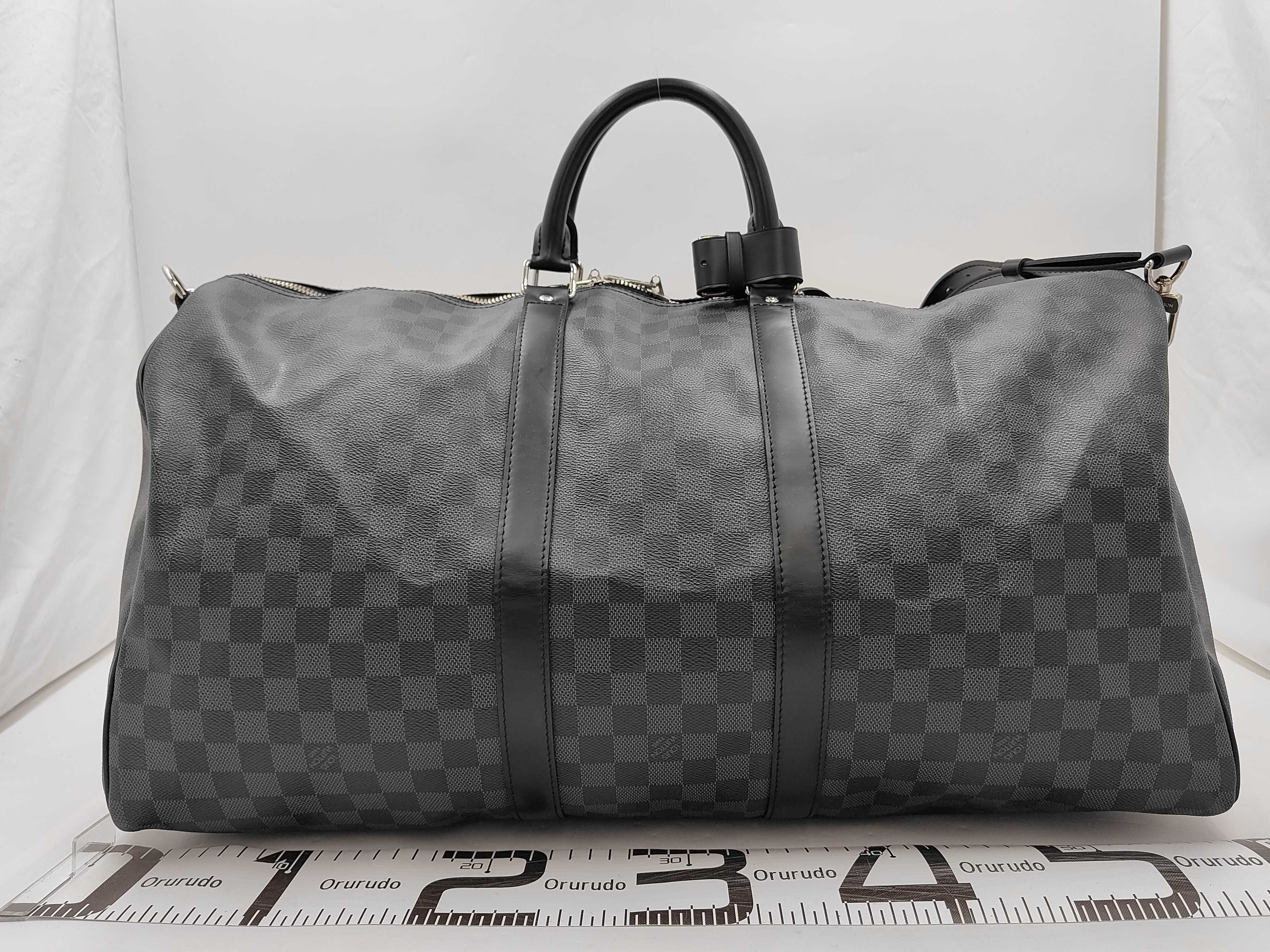 Keepall 55 Graphite Boston Bag — view 2