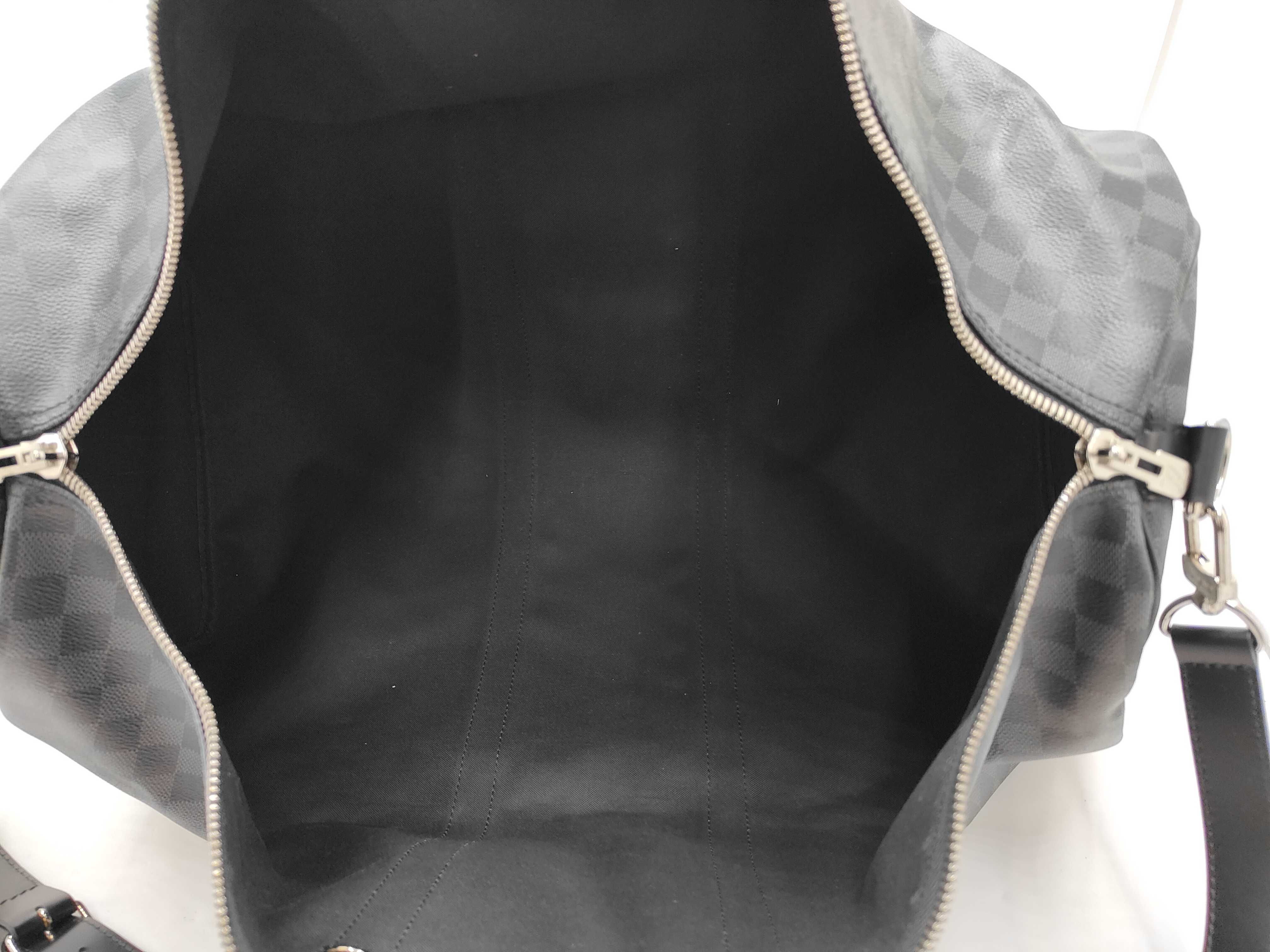 Keepall 55 Graphite Boston Bag — view 12