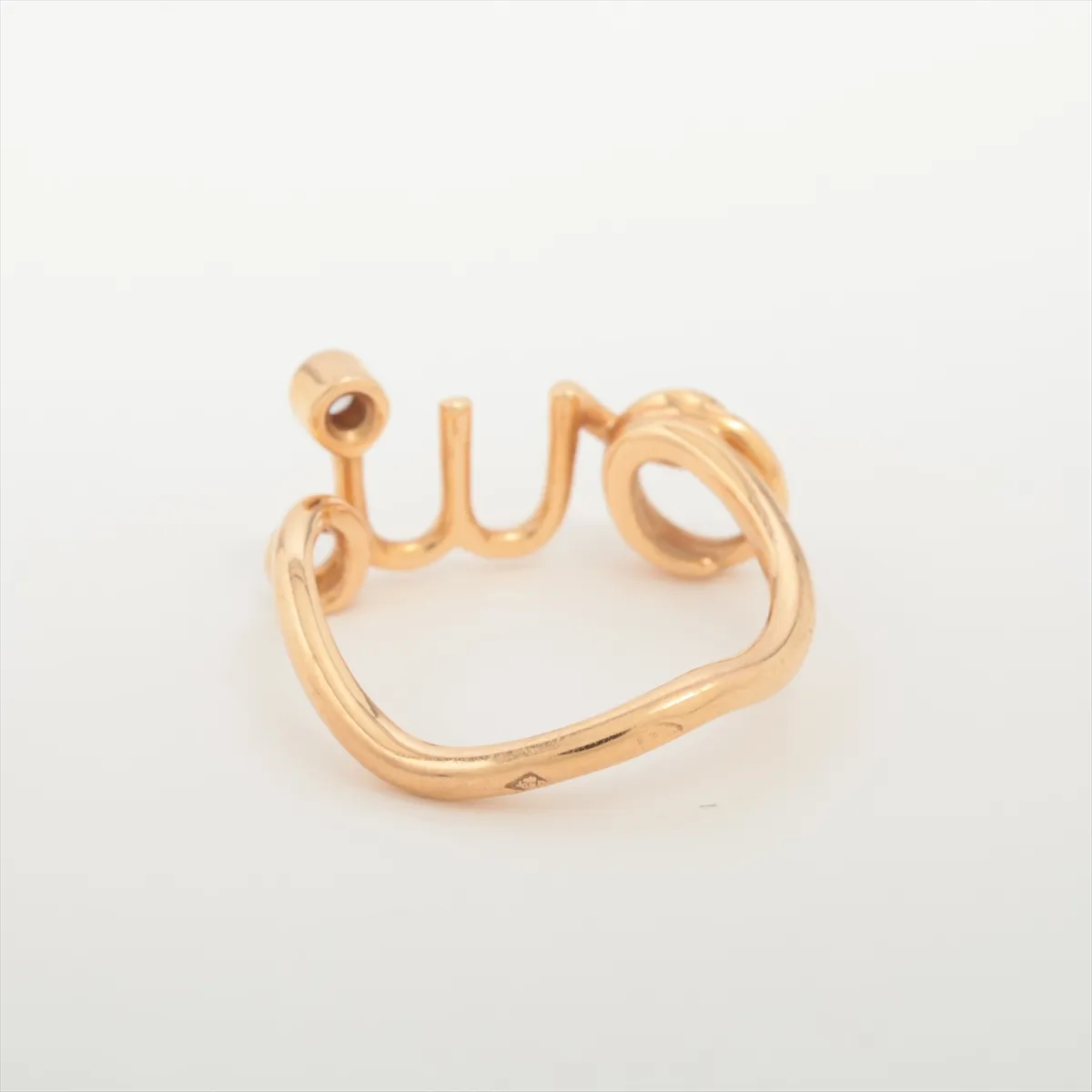 Oui Diamond Ring 750(PG) 1.9g 44 137198 Hallmark is about to disappear — view 2