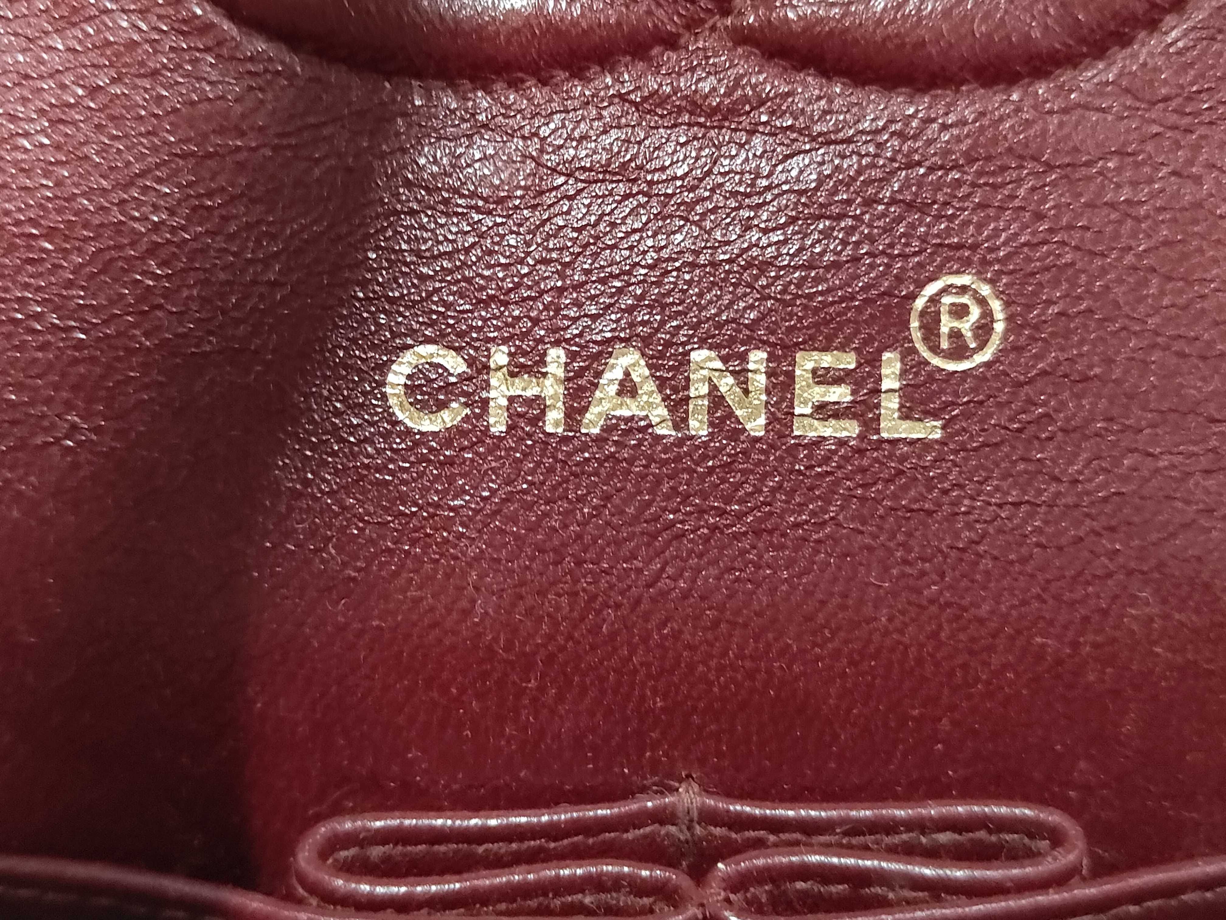 Lambskin Matelassé Double Chain Shoulder Bag — view 12