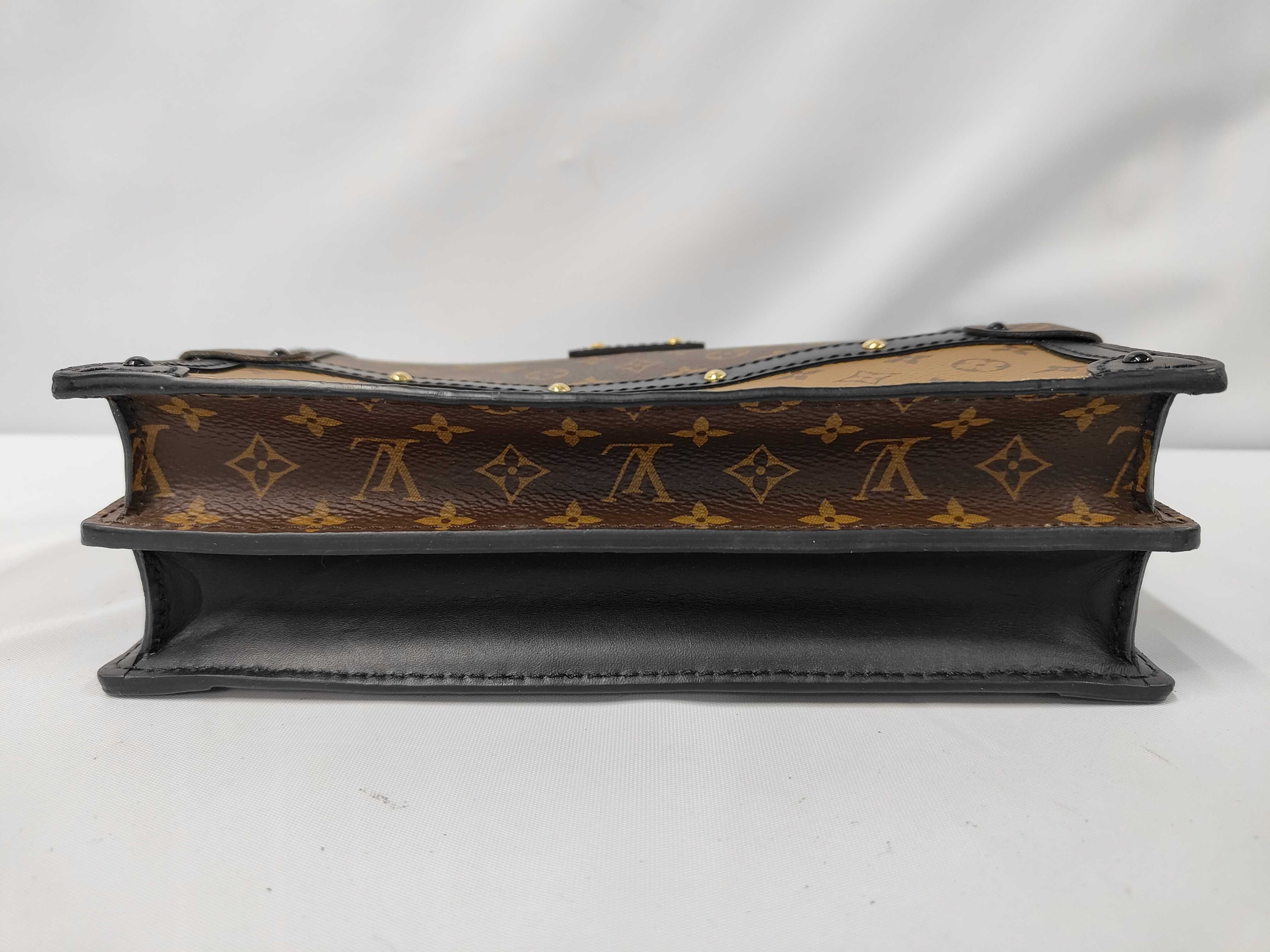 Monogram Reverse Trunk Clutch M43596 RFID Shoulder Bag — view 3