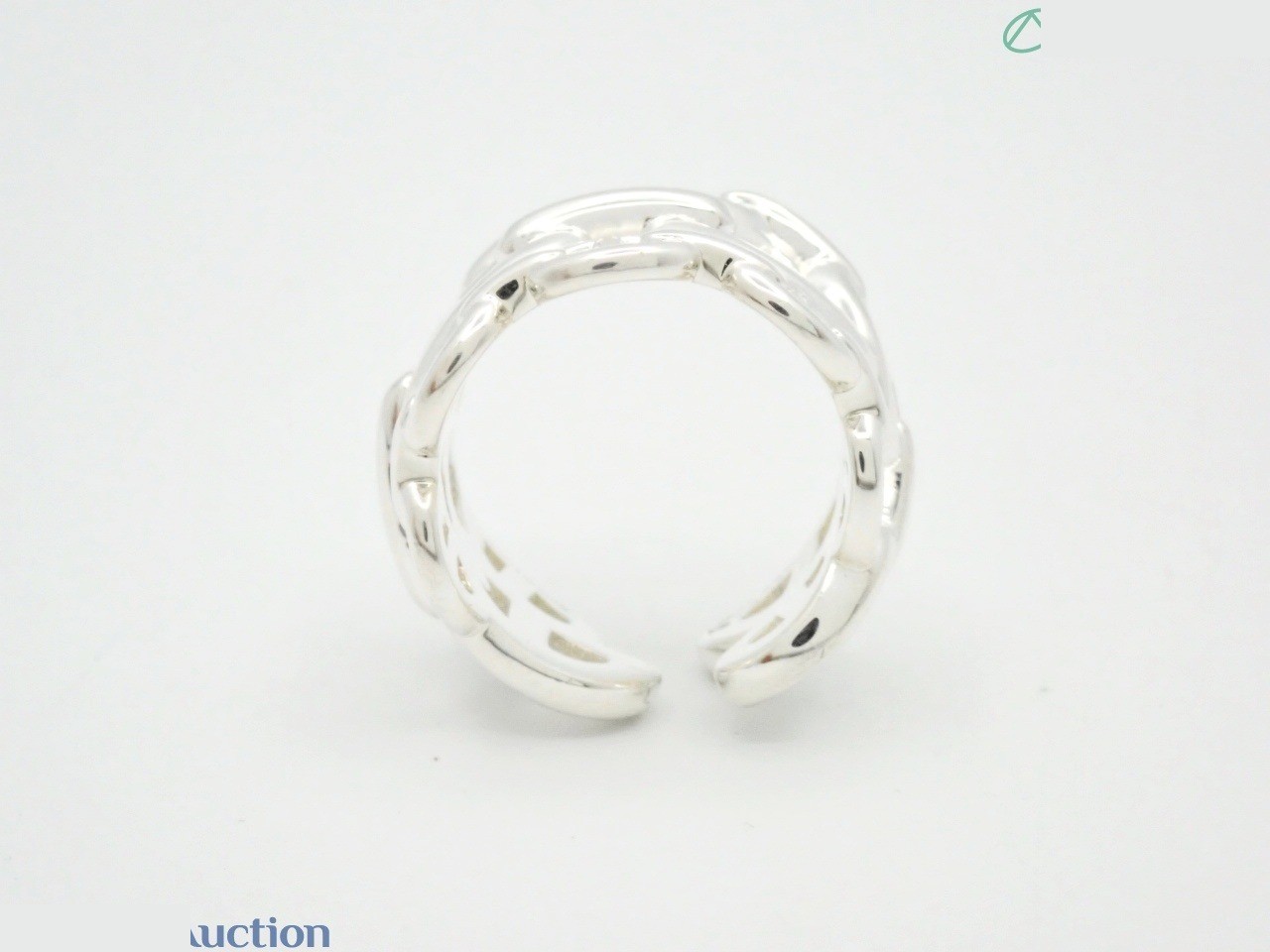 Enchainée GM 925/14.4g Stamped 55 Actual size #54 Ring — view 3