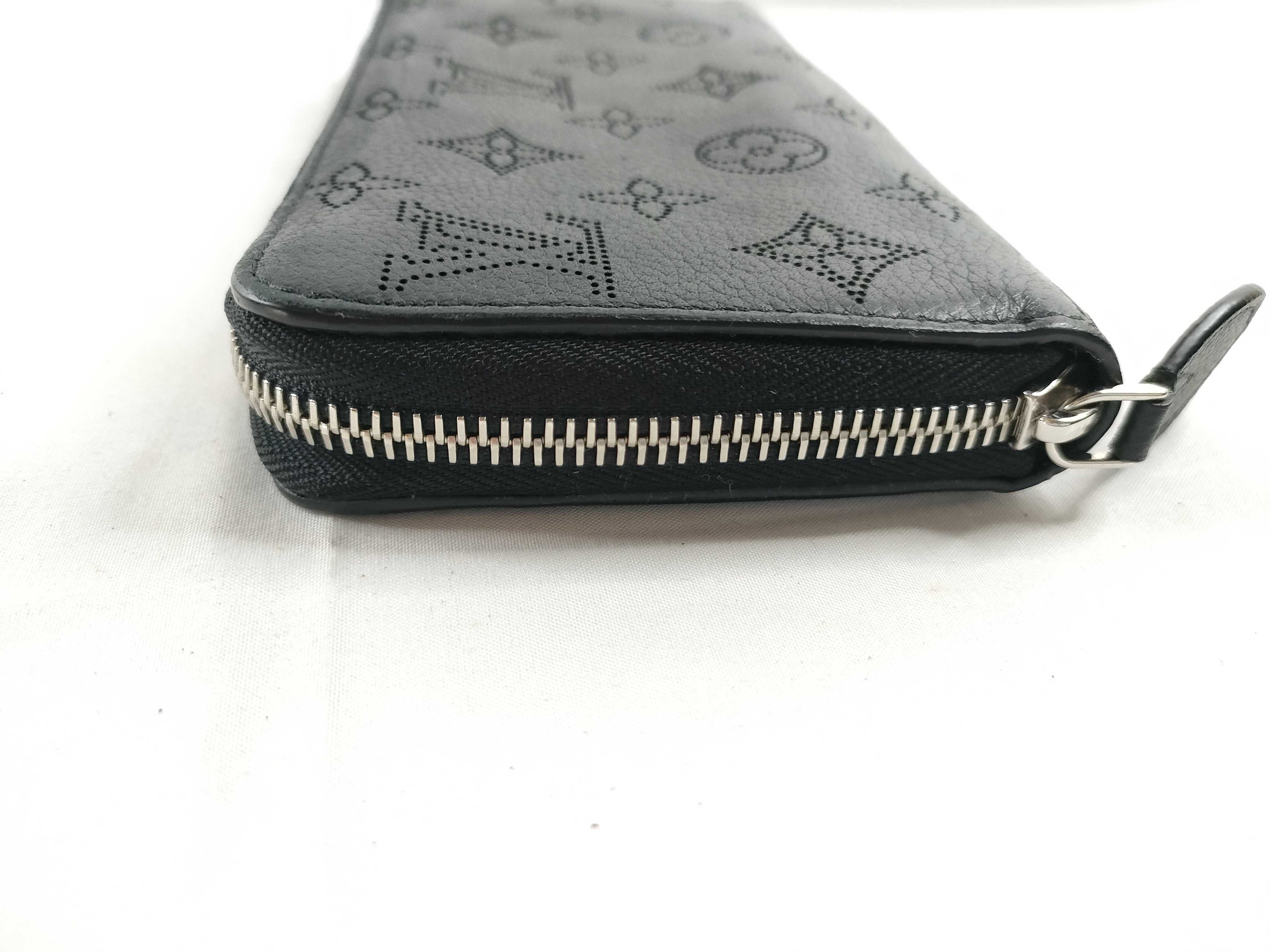 Mahina Zippy Wallet, Black, Silver Hardware, TN4118 — view 5