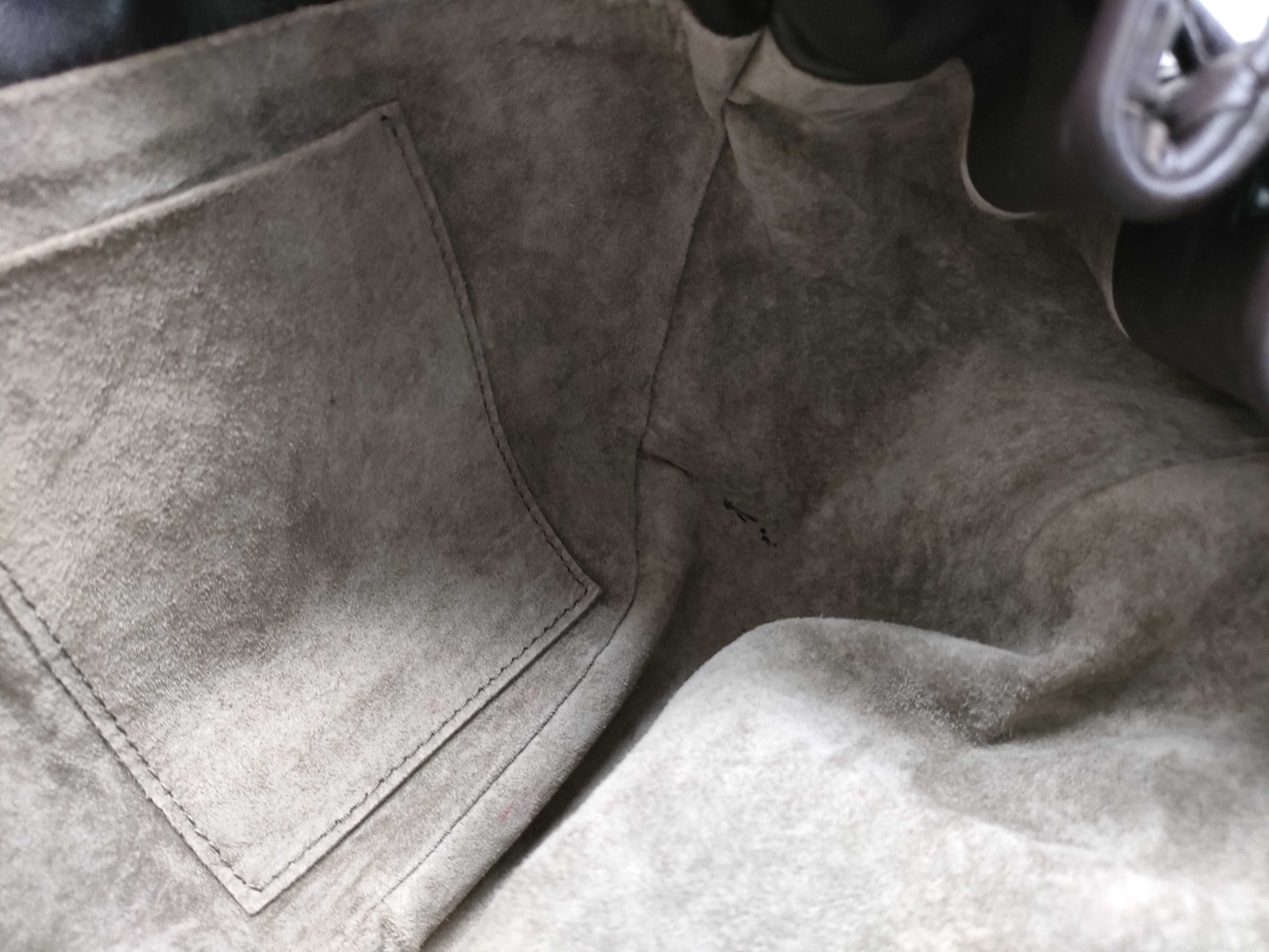 Intrecciato Shoulder Bag, Brown — view 14