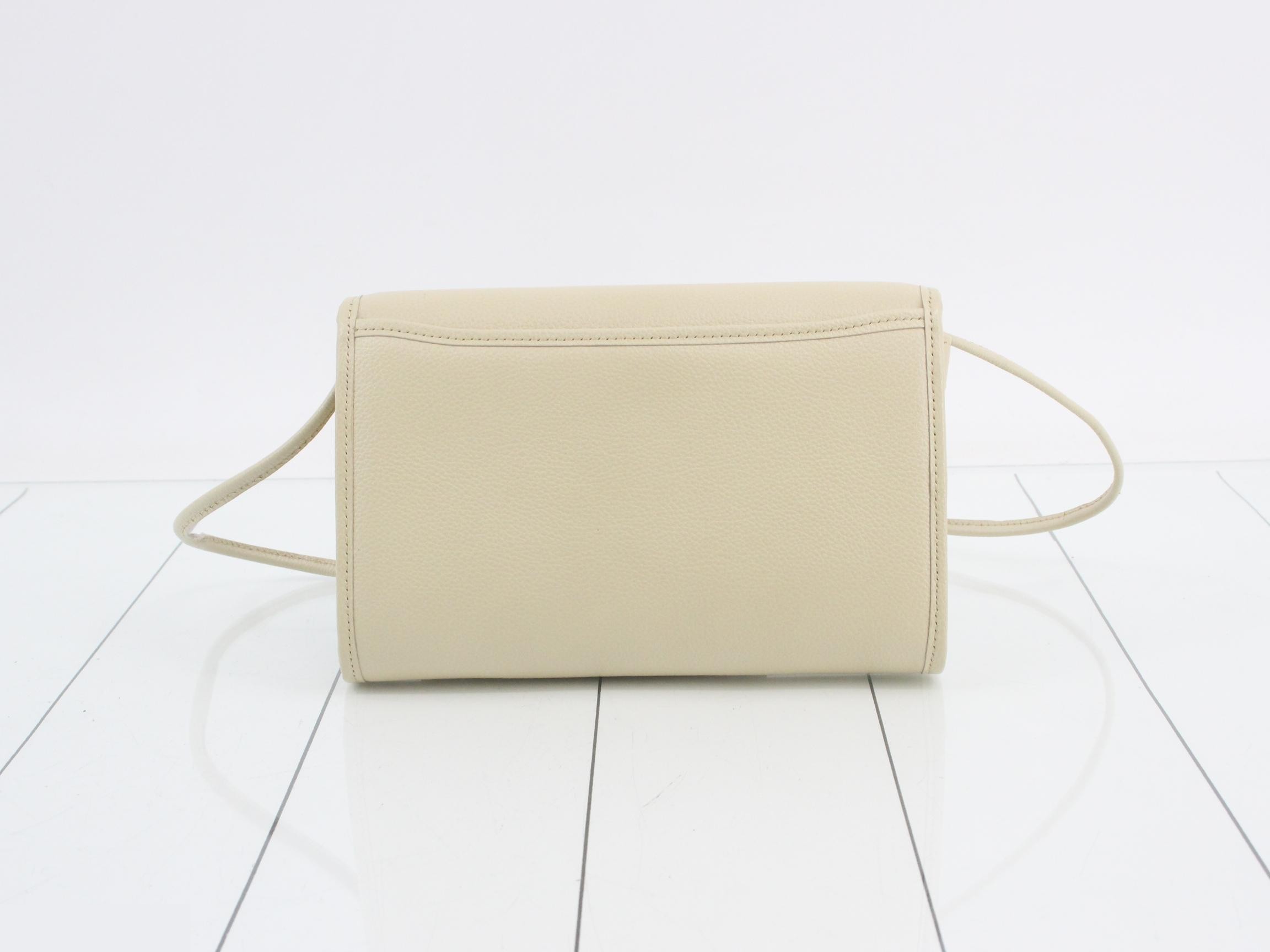 Leather logo shoulder bag — view 2