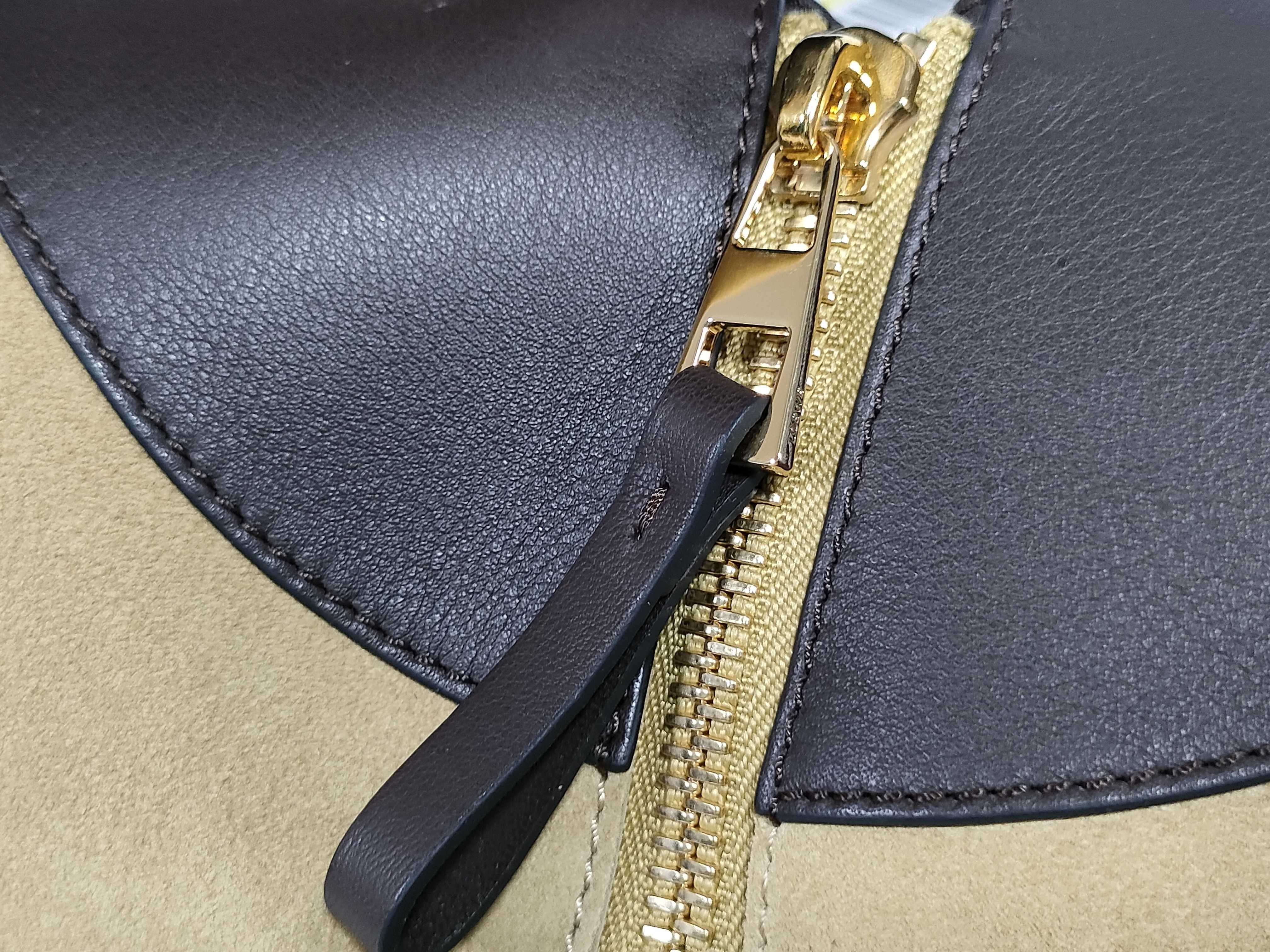 Hammock Leather x Suede 2-way Handbag — view 13