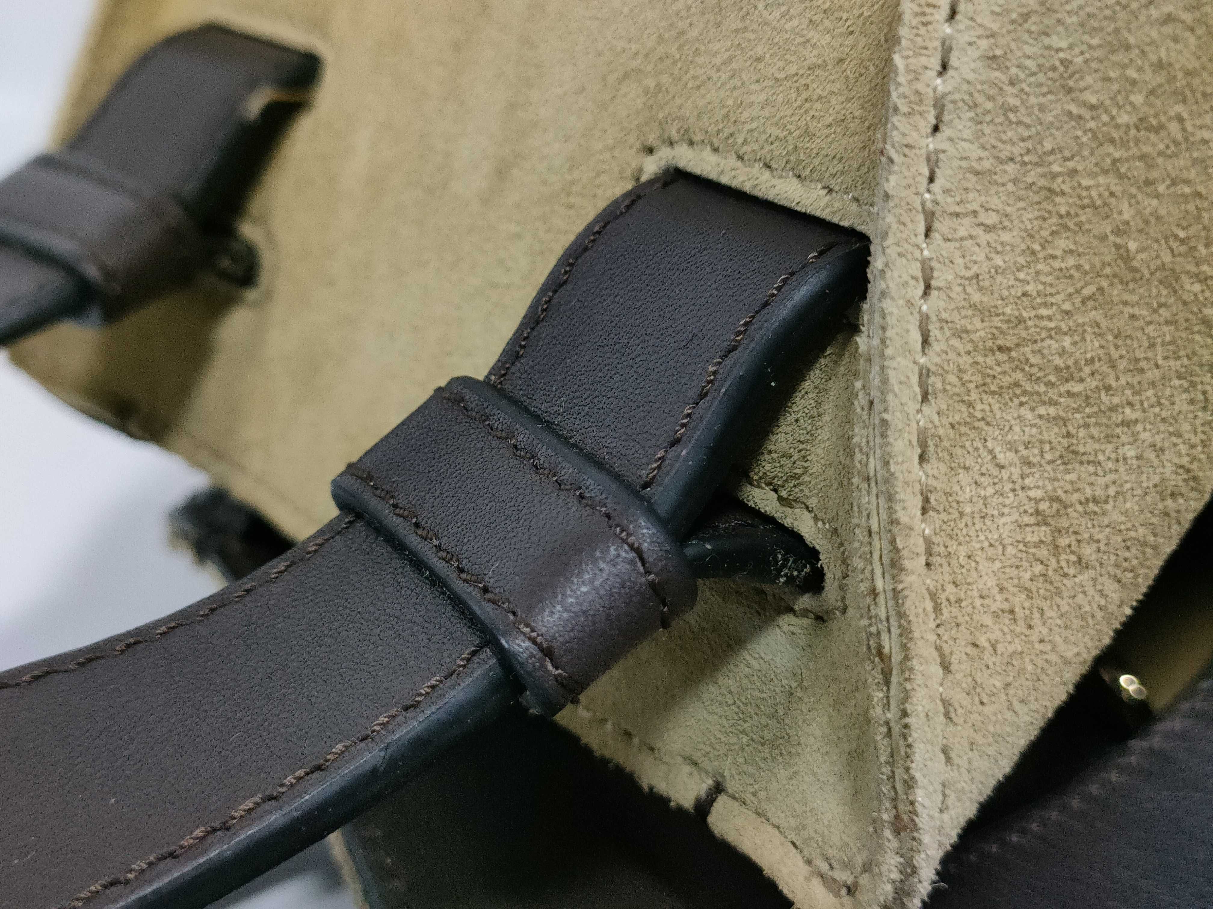 Hammock Leather x Suede 2-way Handbag — view 5