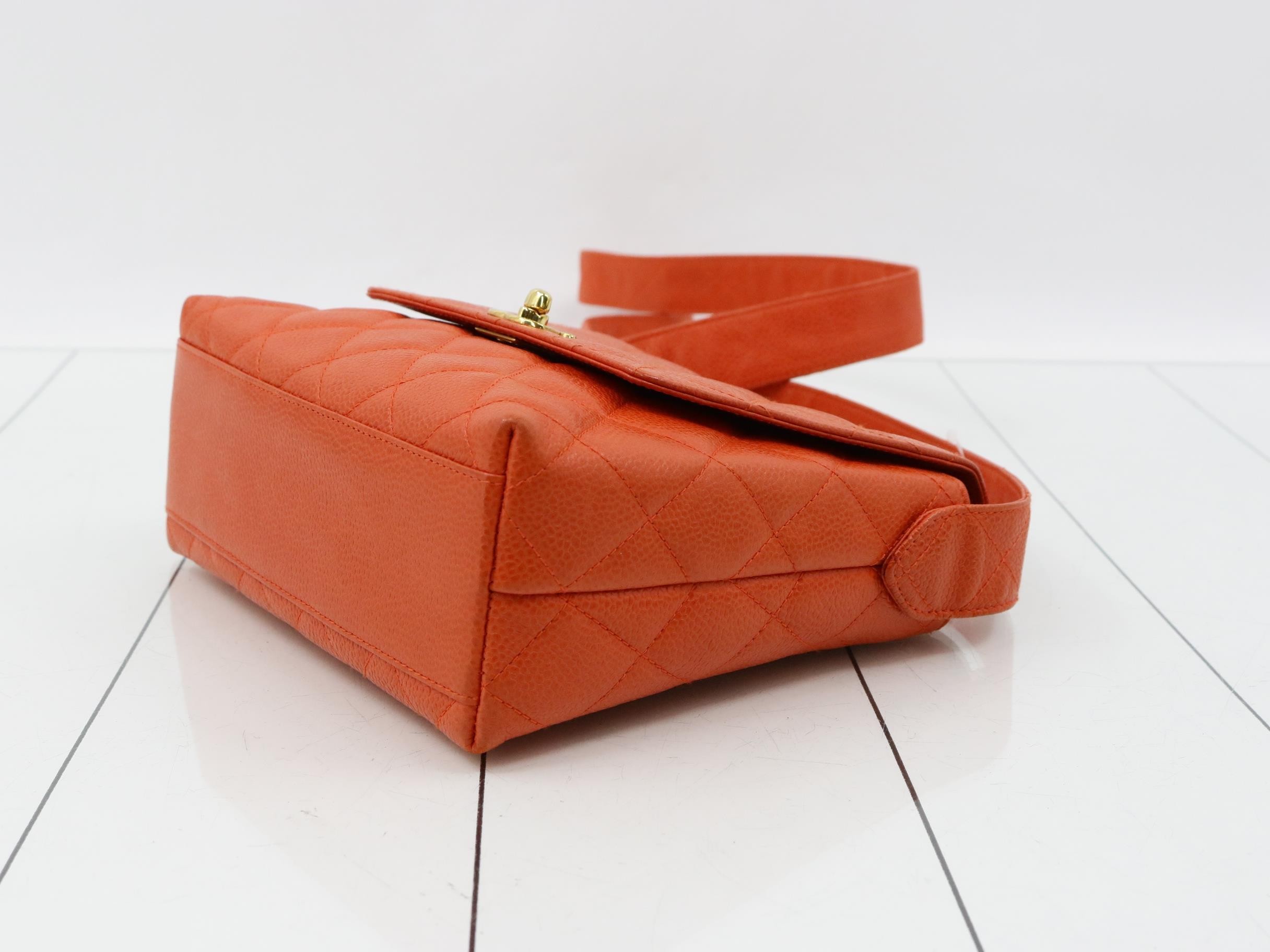 Caviar leather matelassé shoulder bag — view 6