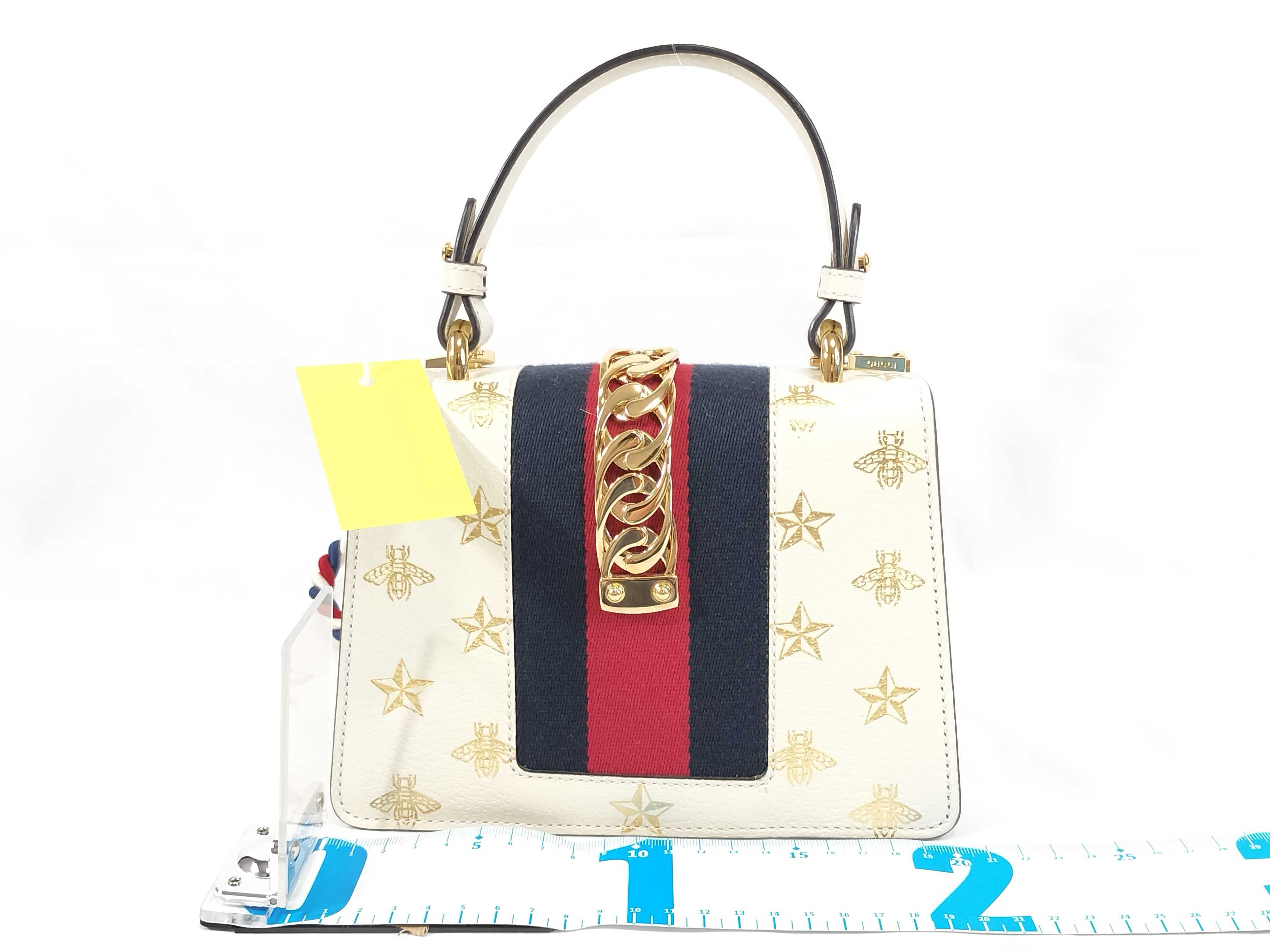 Sylvie White Leather Handbag — view 2