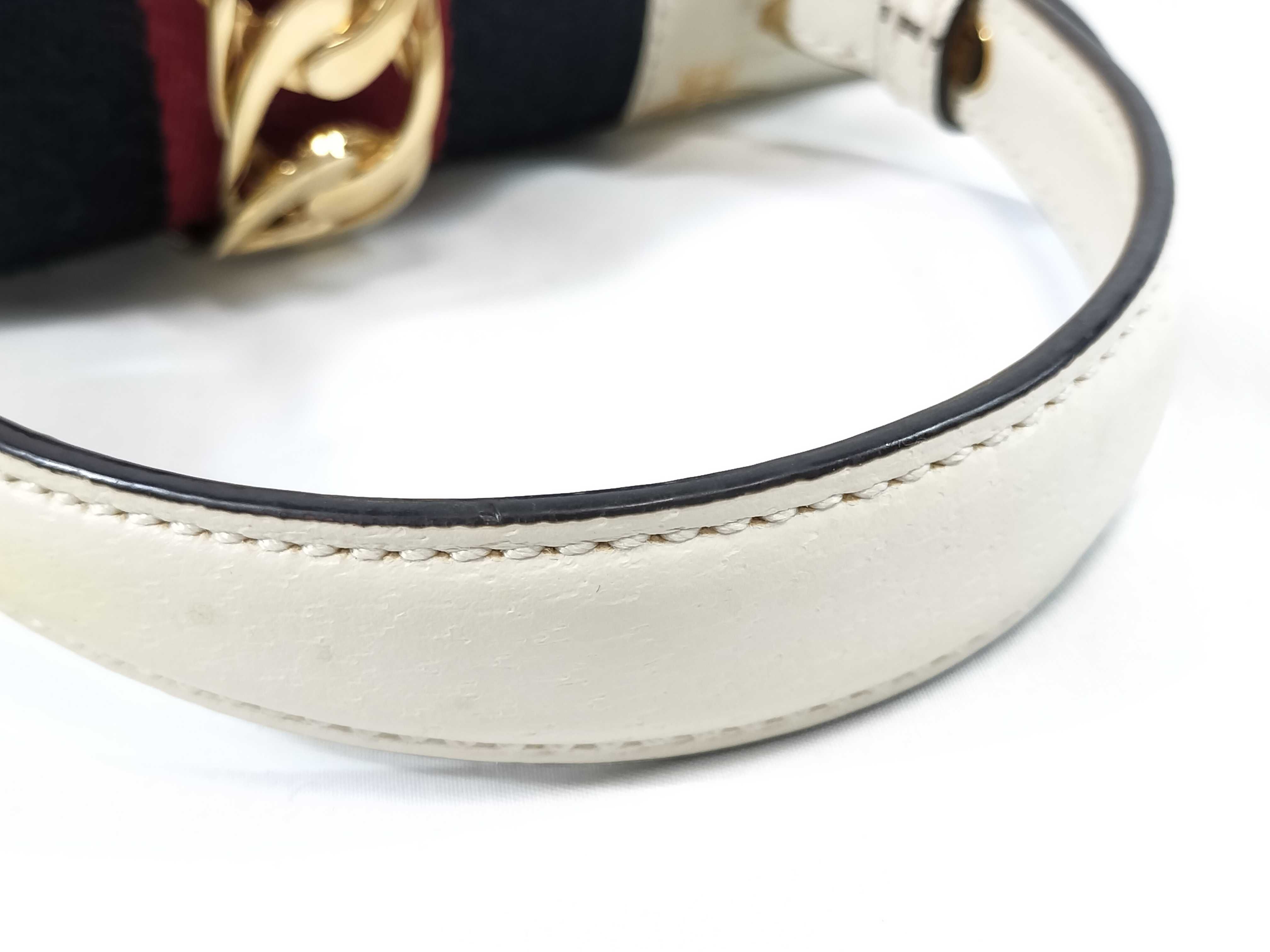 Sylvie White Leather Handbag — view 4