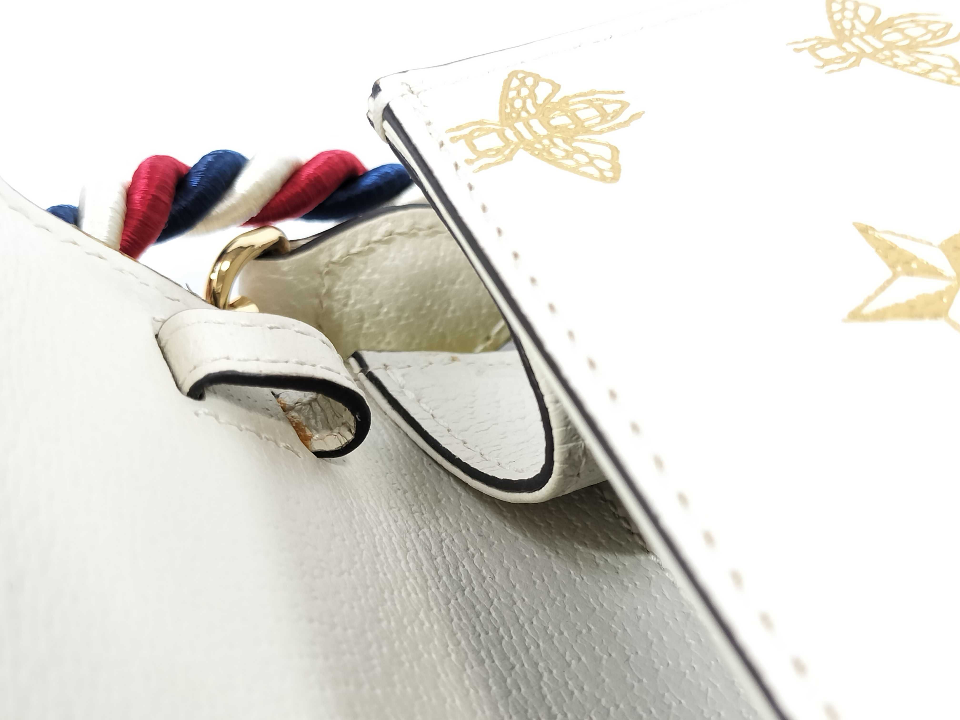 Sylvie White Leather Handbag — view 10