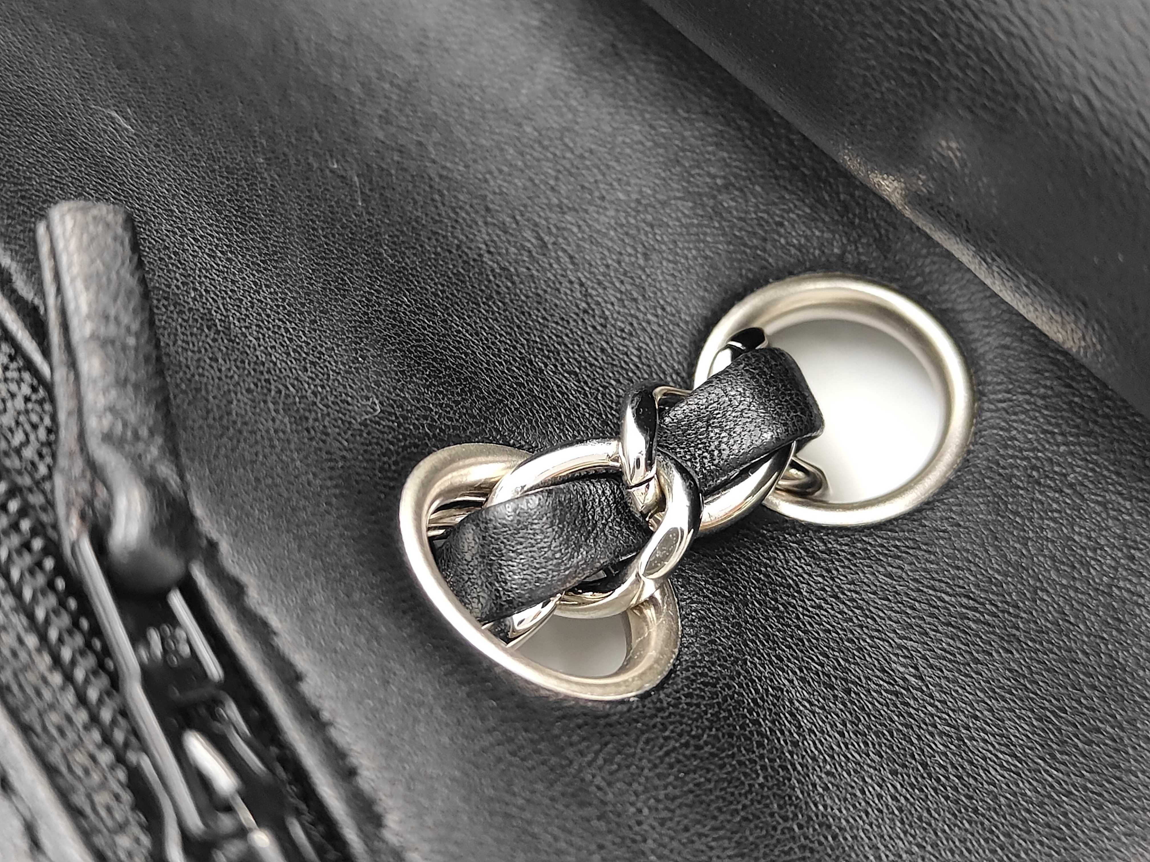 W-Flap 25 Chain Shoulder Bag, Matelassé Lambskin, Black, SS Shoulder Bag — view 9