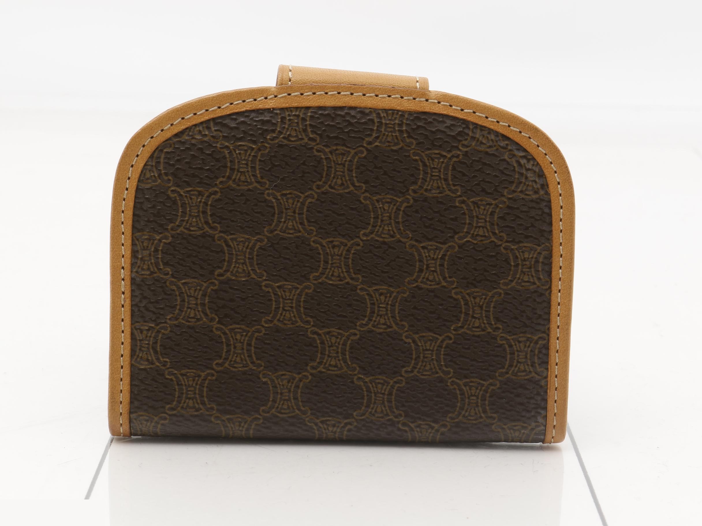 coin case, Macadam leather — view 2