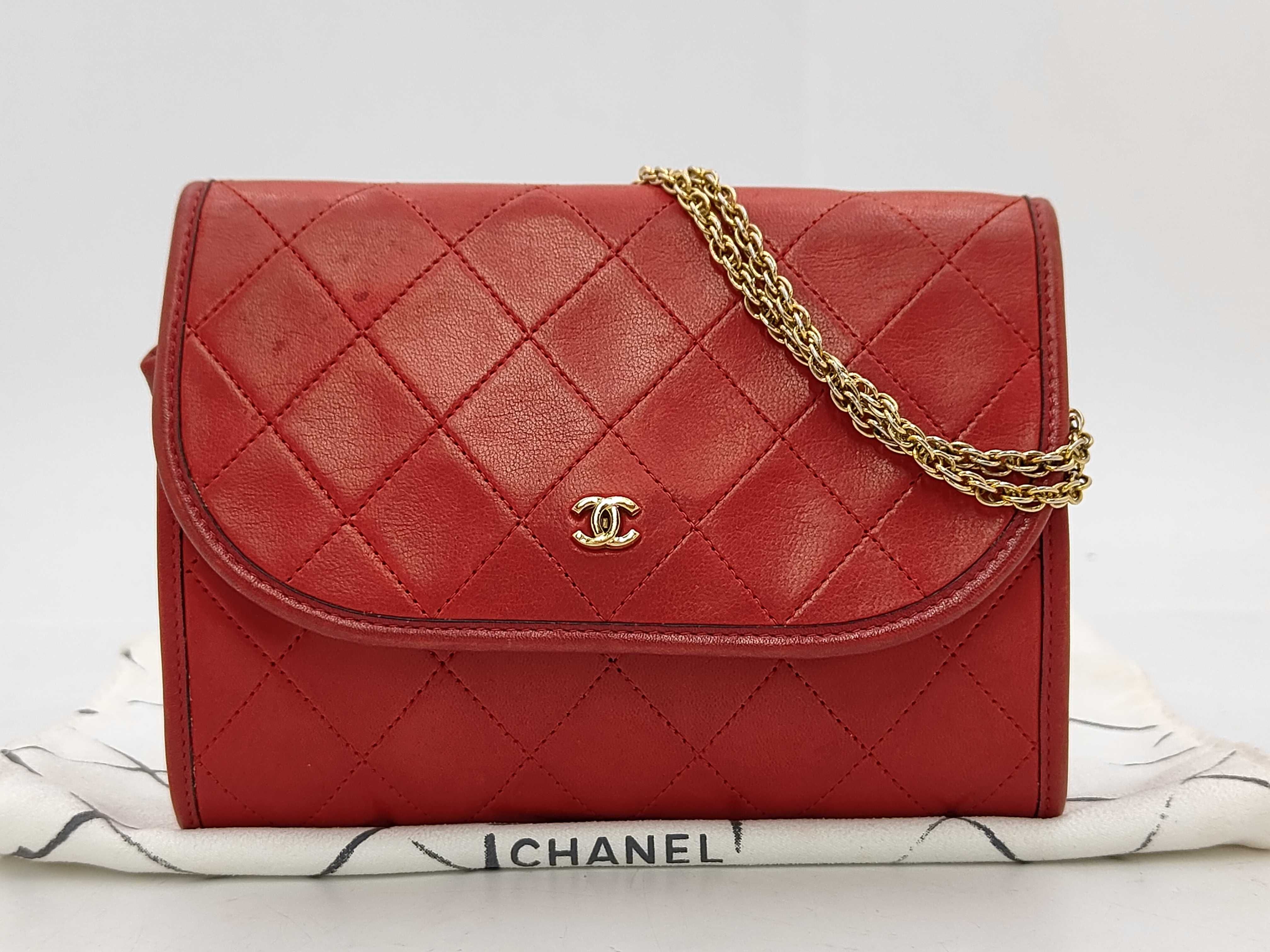 SG - Lambskin Shoulder Bag Gold Hardware