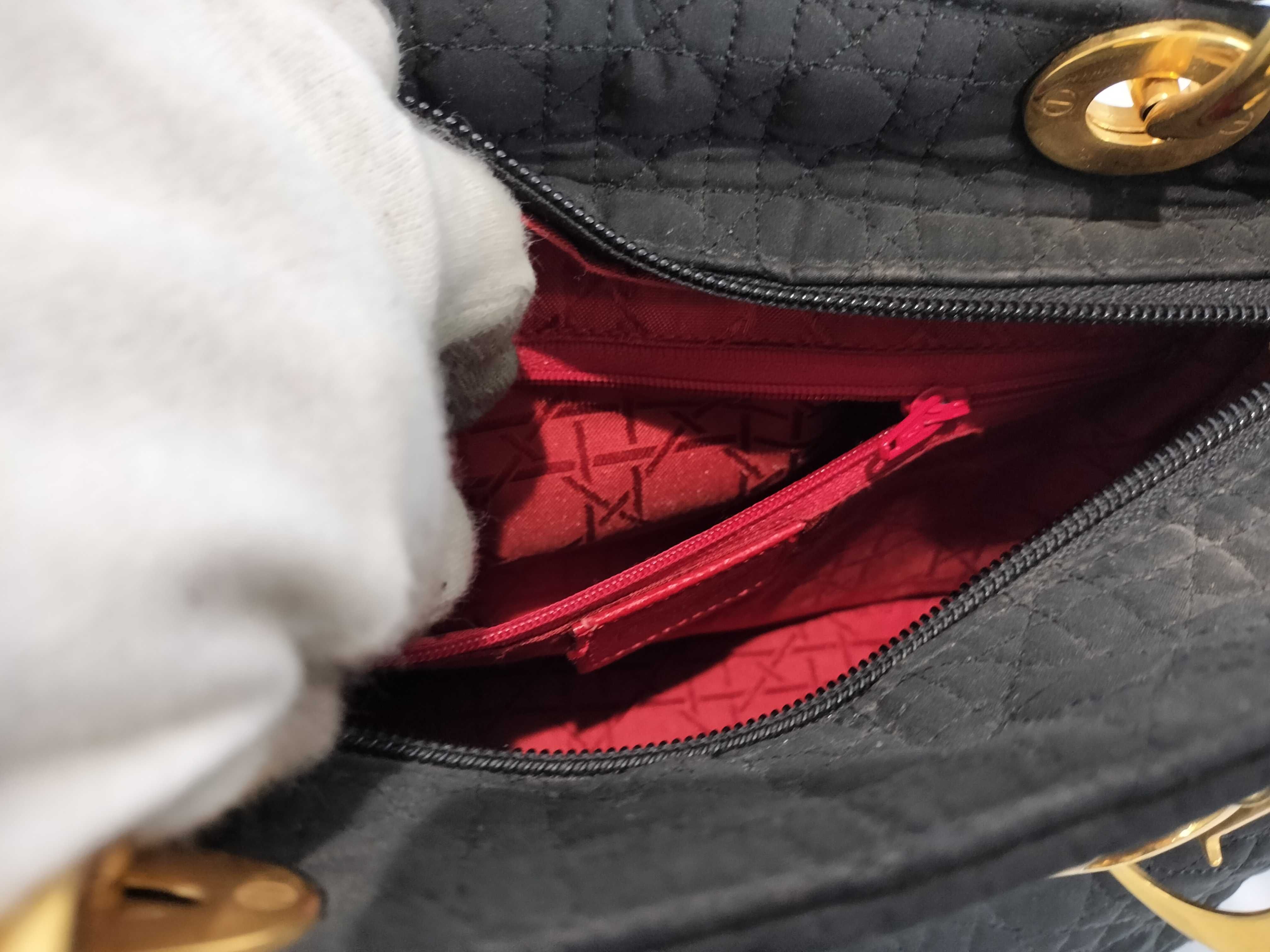 Lady Dior Nylon Lady Medium Handbag — view 11