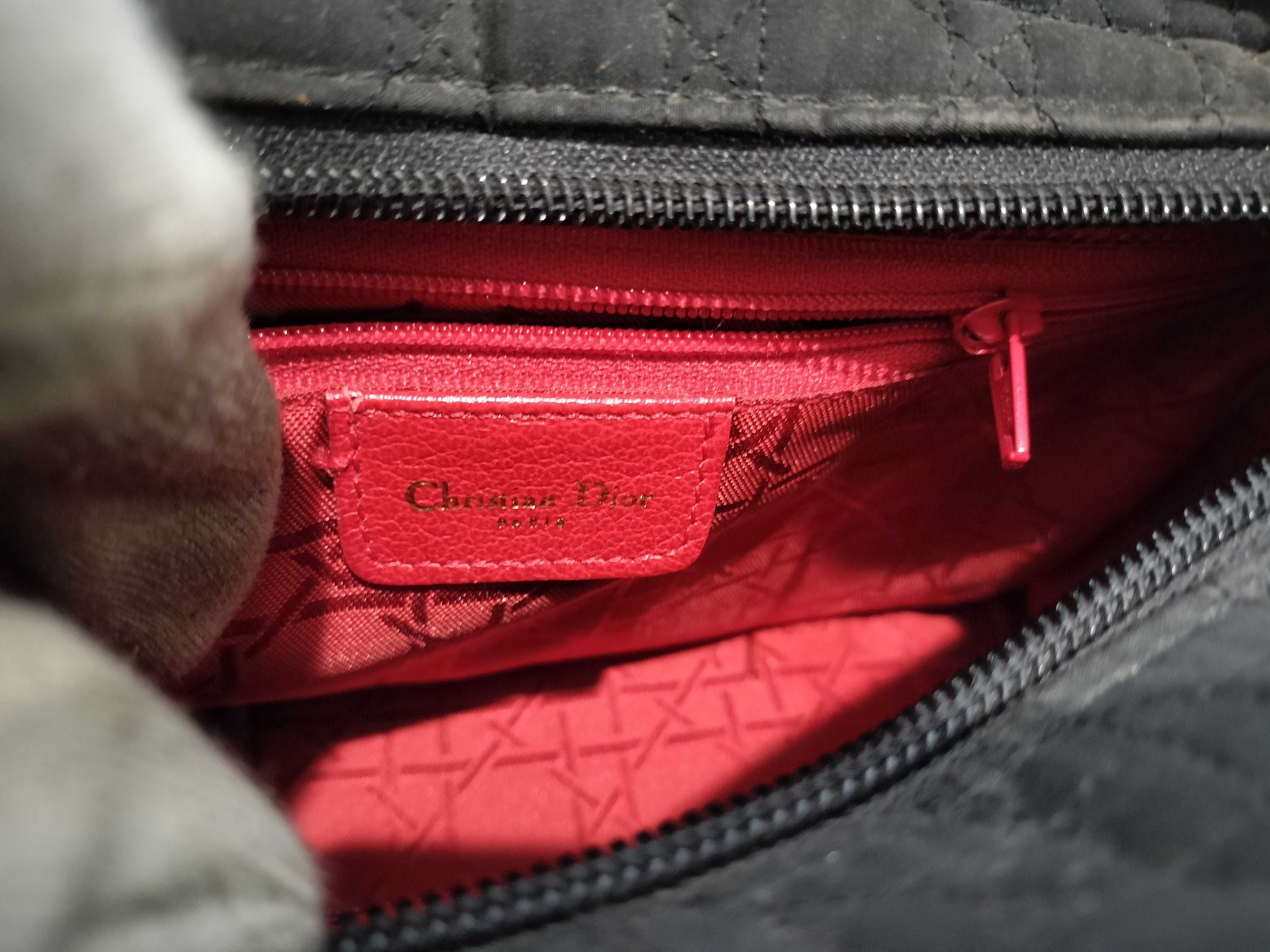 Lady Dior Nylon Lady Medium Handbag — view 12