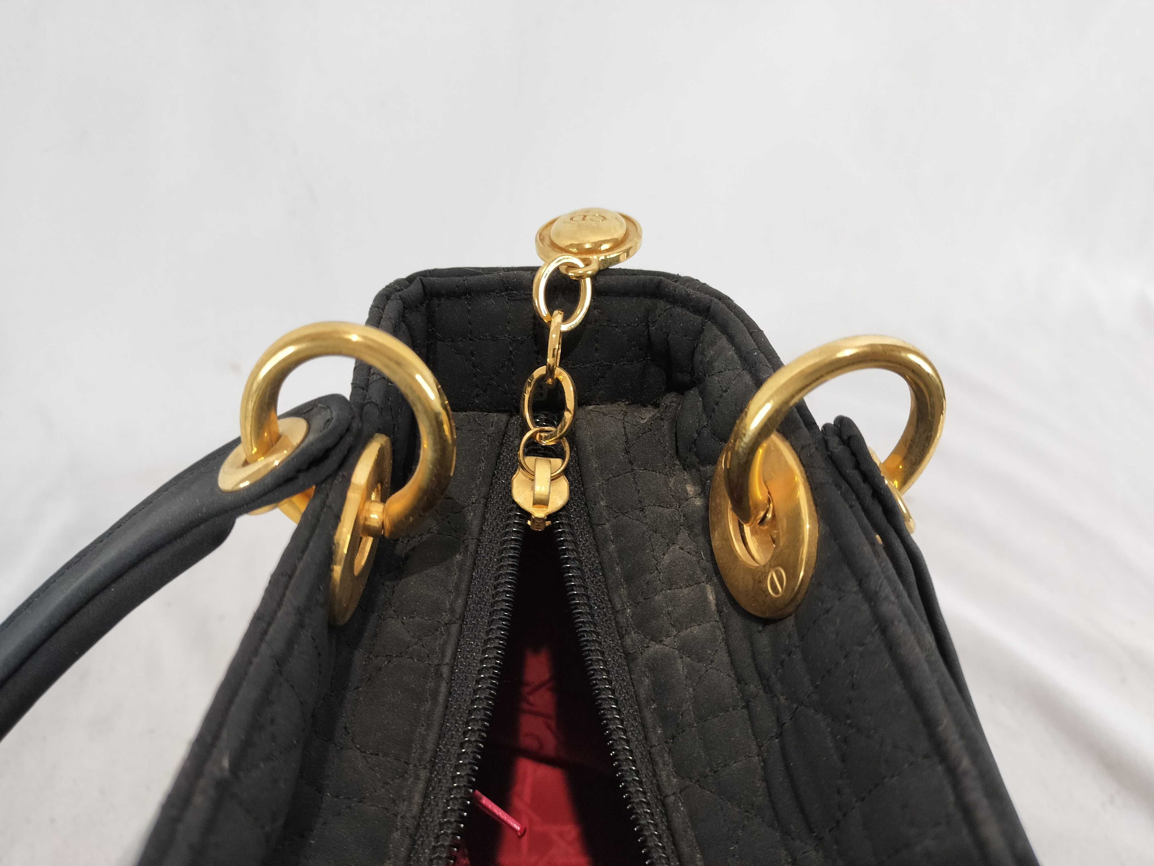 Lady Dior Nylon Lady Medium Handbag — view 13