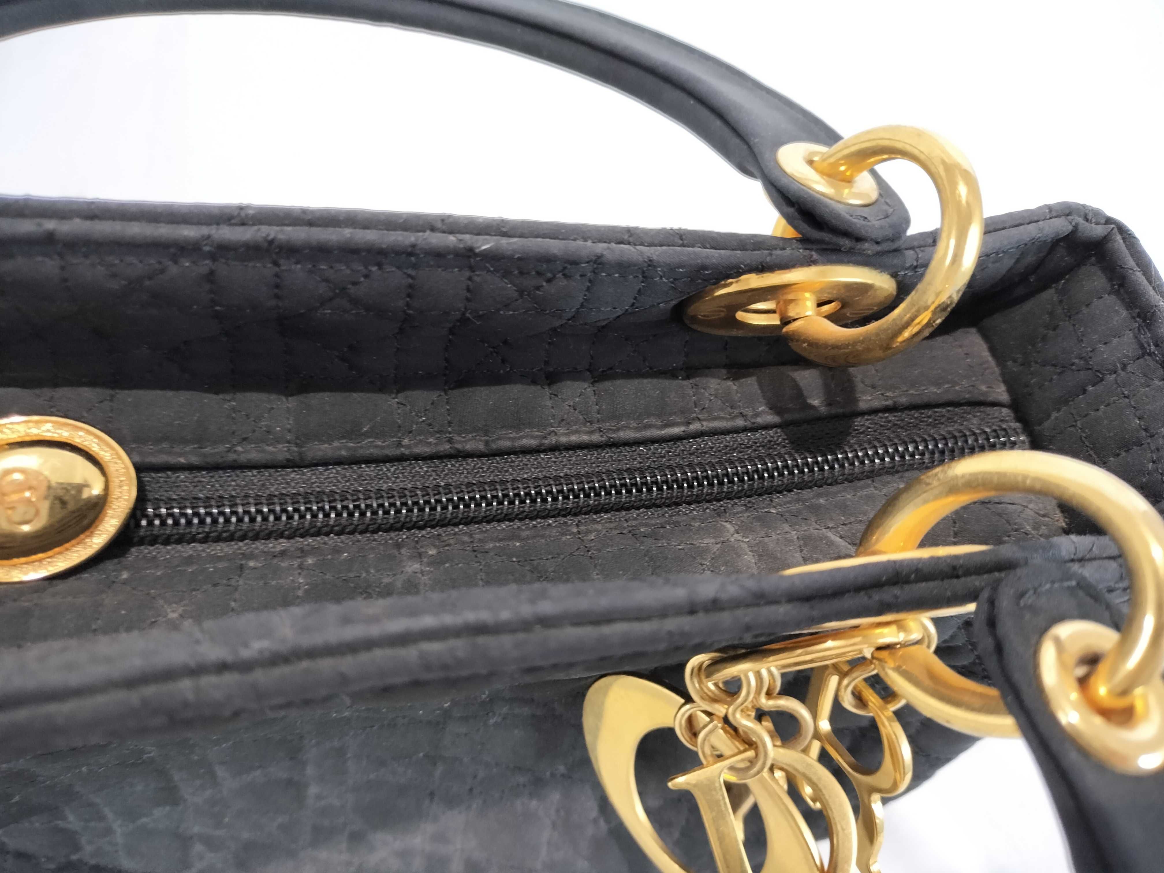 Lady Dior Nylon Lady Medium Handbag — view 9