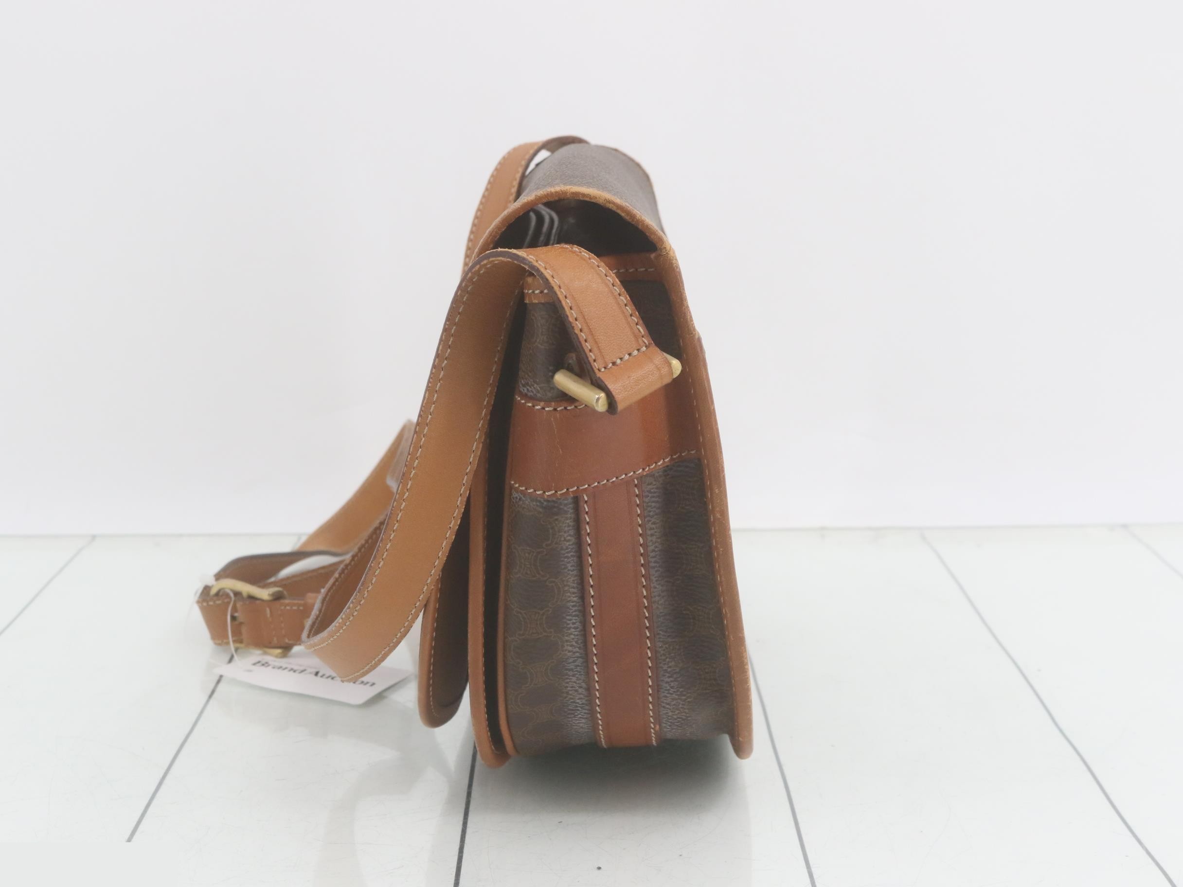 Macadam shoulder bag brown PVC — view 3