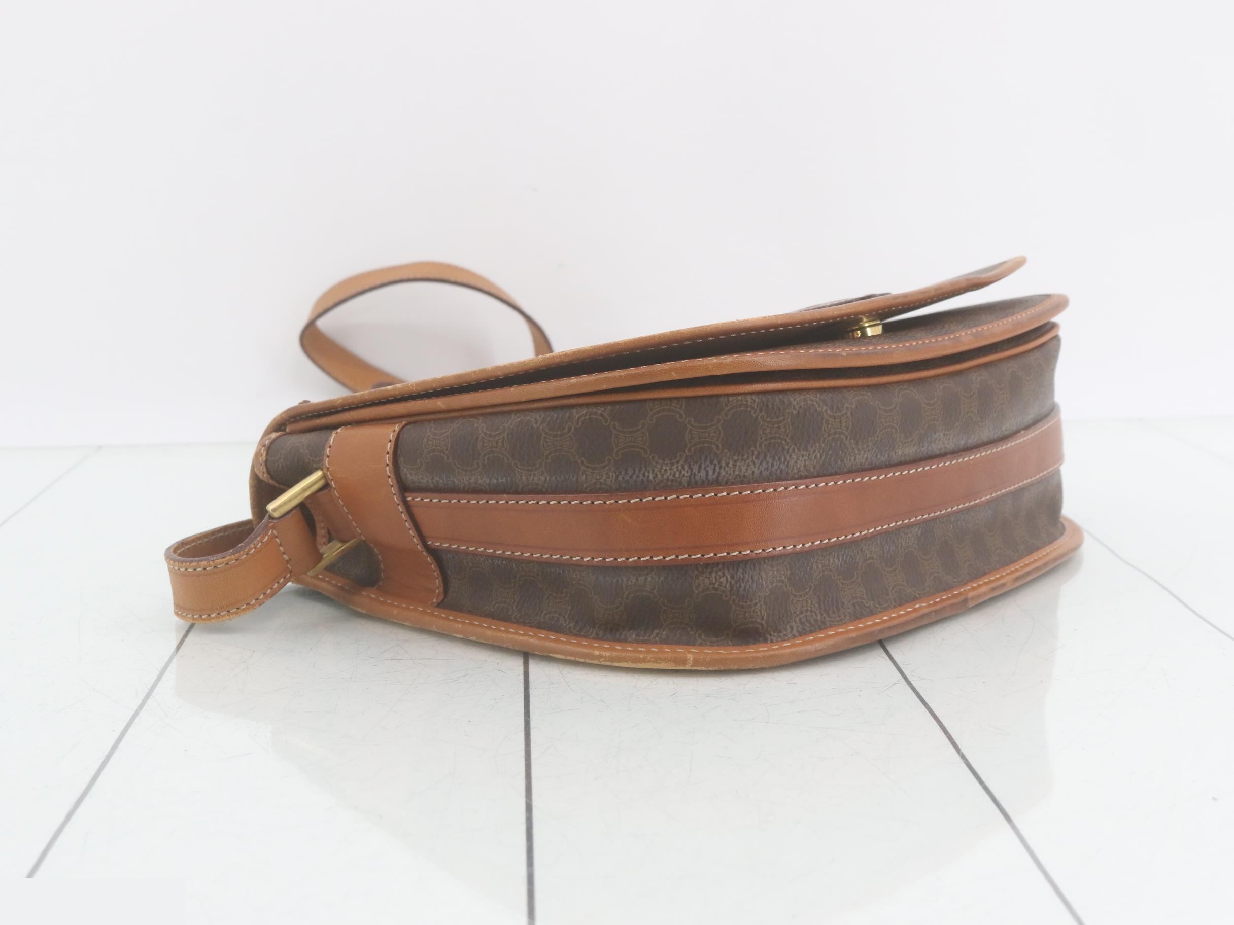 Macadam shoulder bag brown PVC — view 5