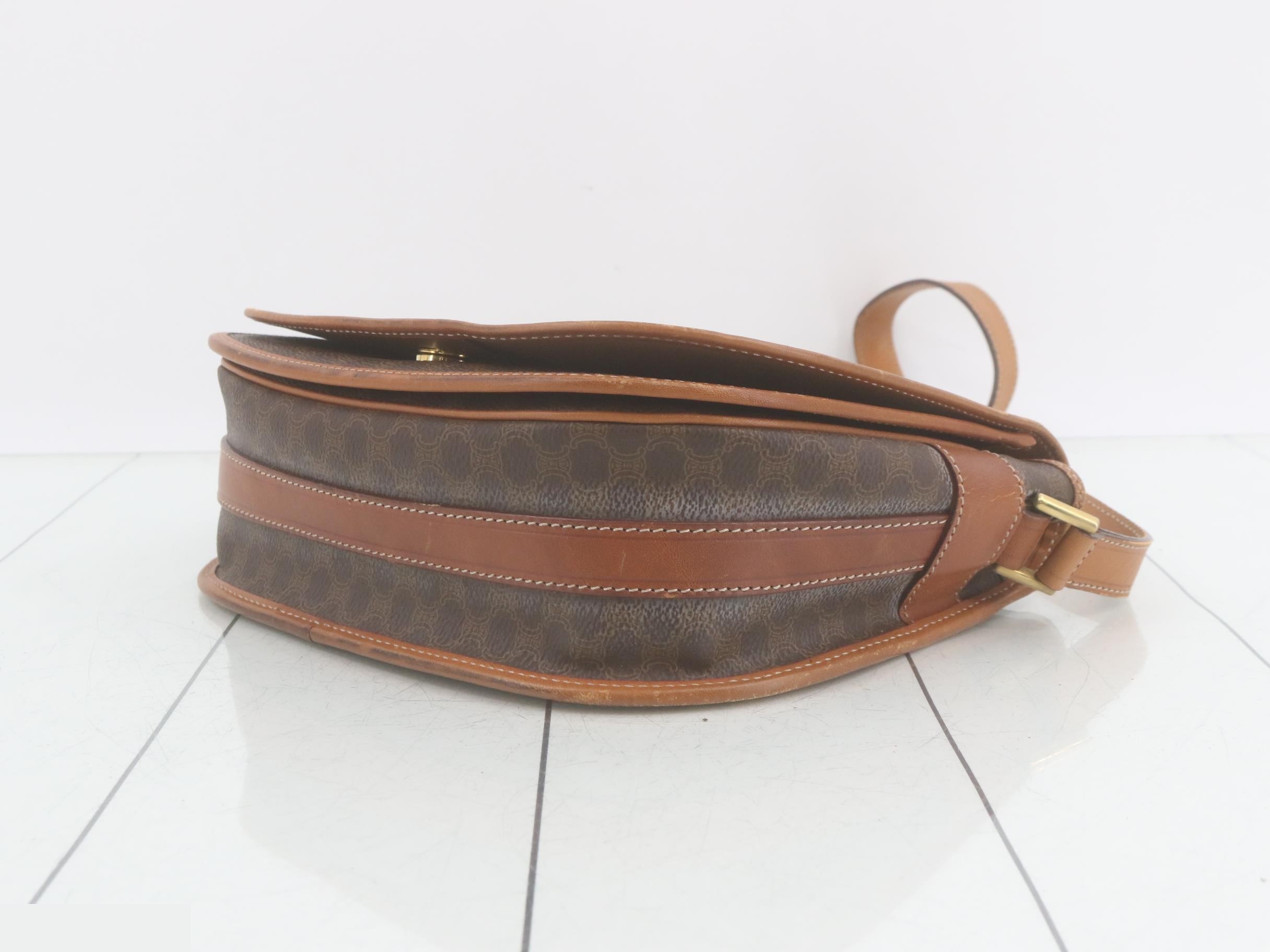 Macadam shoulder bag brown PVC — view 6