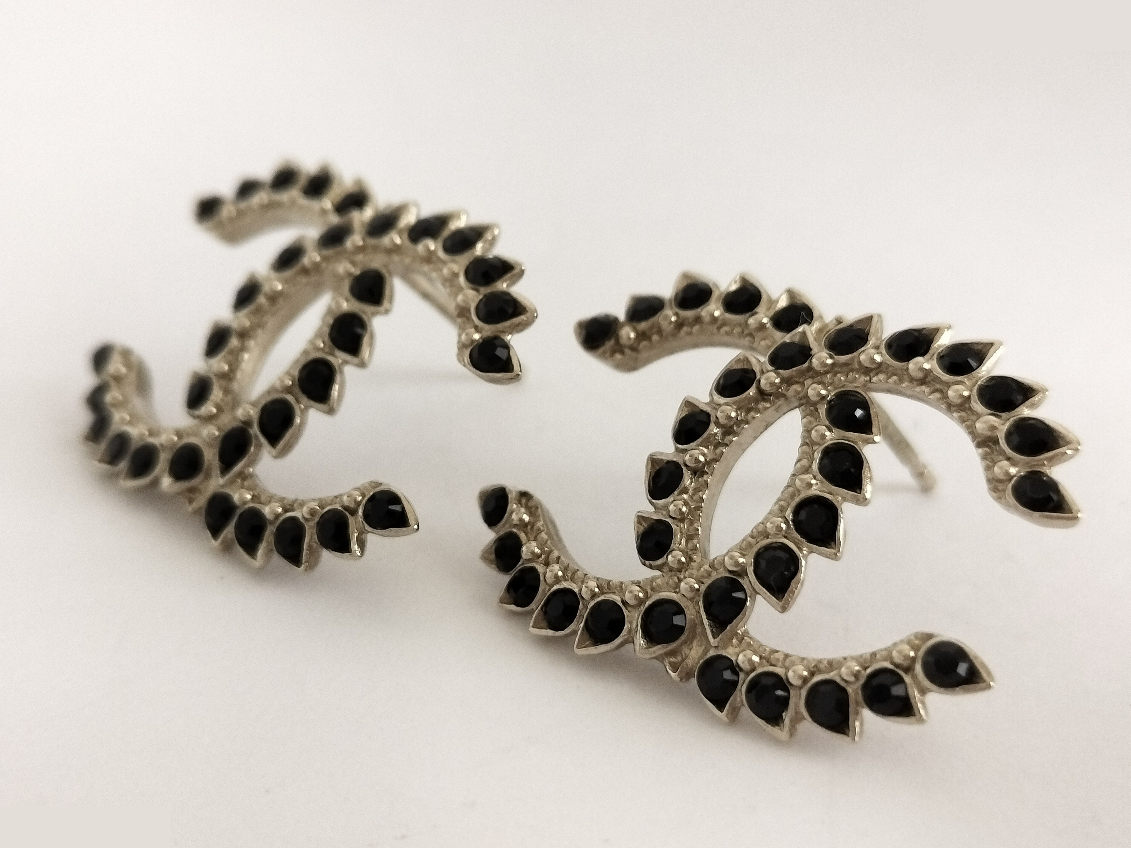 Coco Black Gold Earrings — view 6