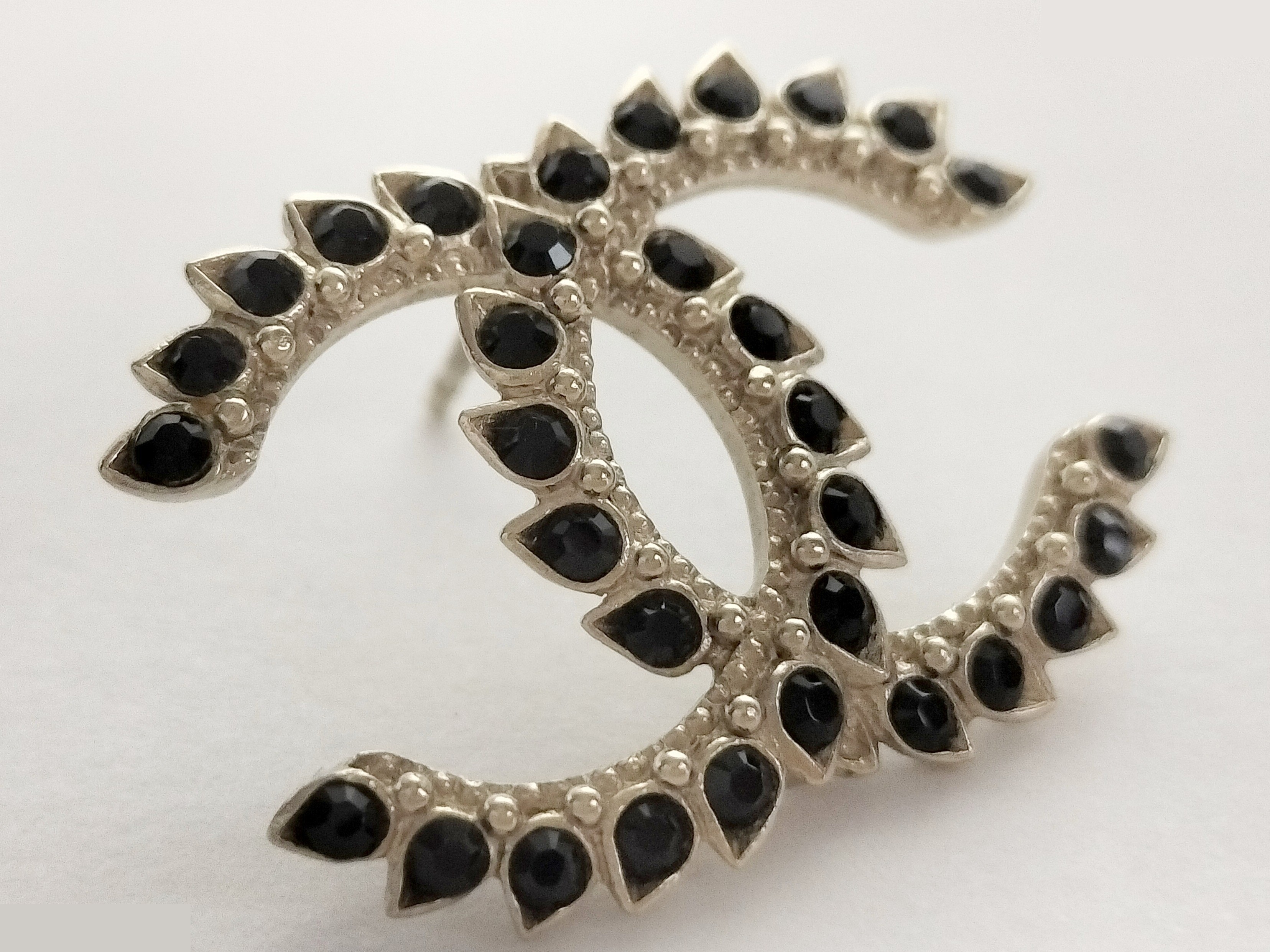 Coco Black Gold Earrings — view 7