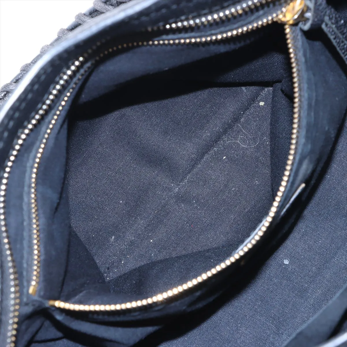 Classic Metal Edge City Leather 2-Way Handbag, Black, 432831, with Mirror — view 9