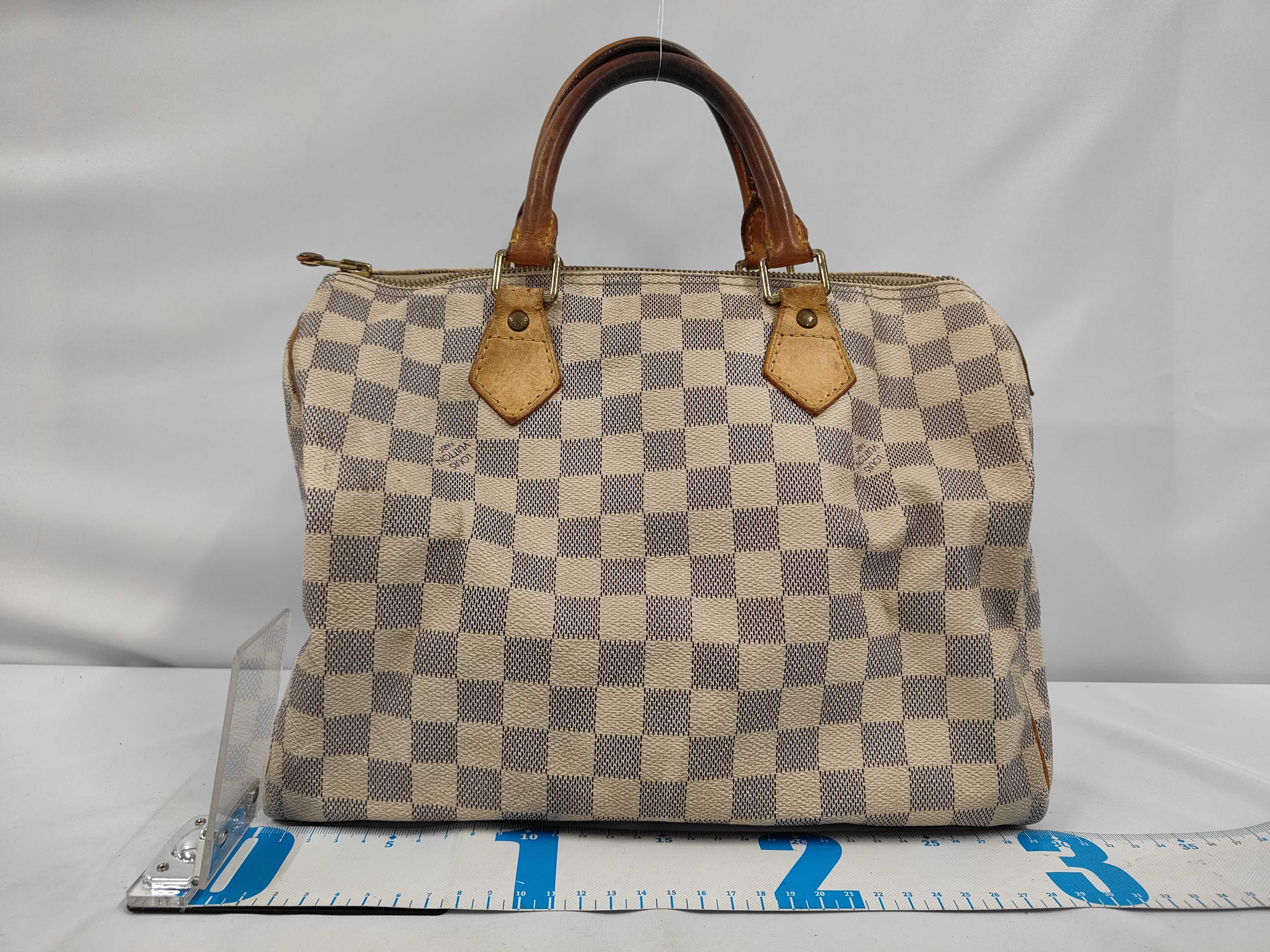 Damier Azur Speedy Azur 30 Handbag — view 2