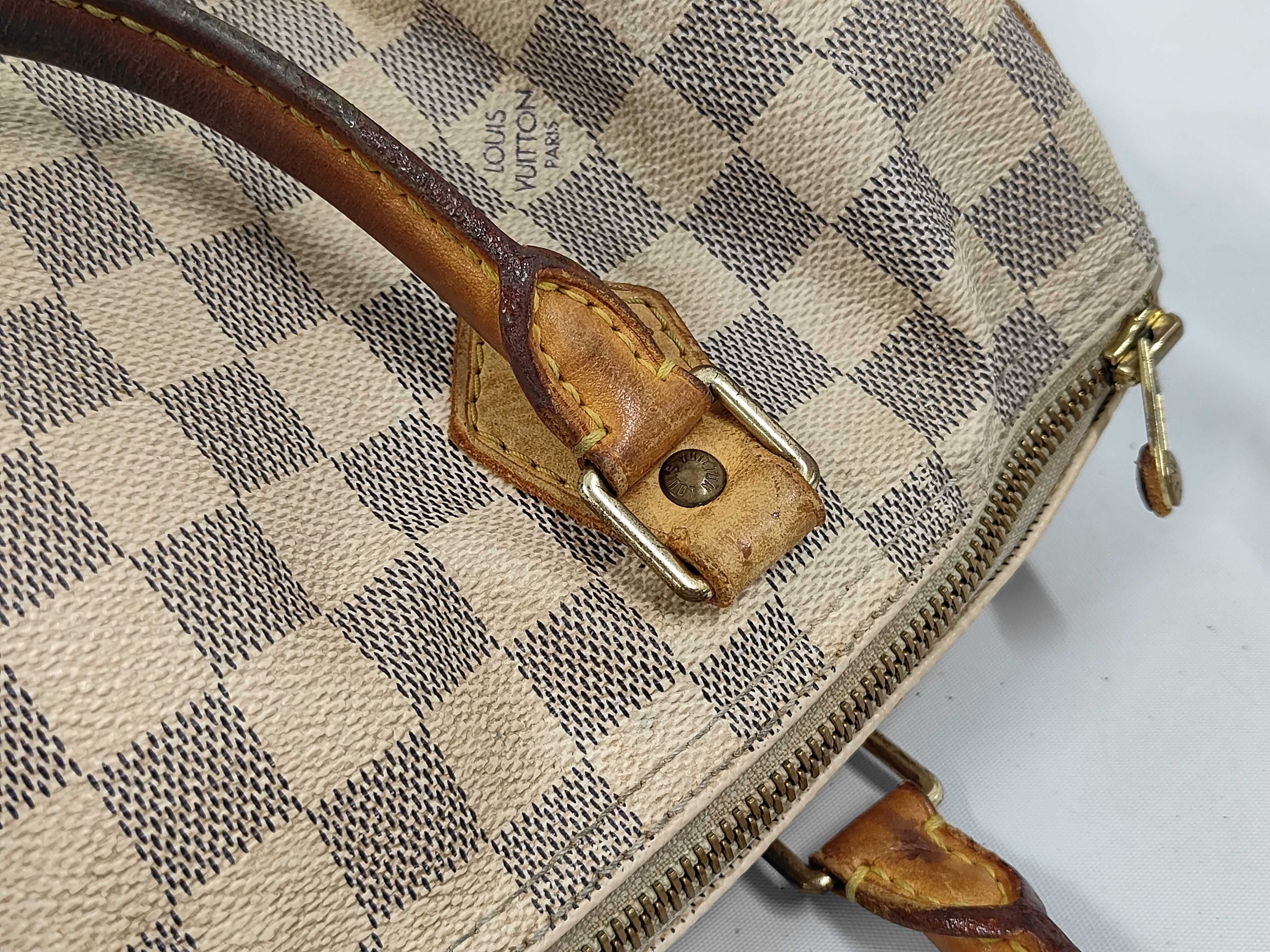 Damier Azur Speedy Azur 30 Handbag — view 6