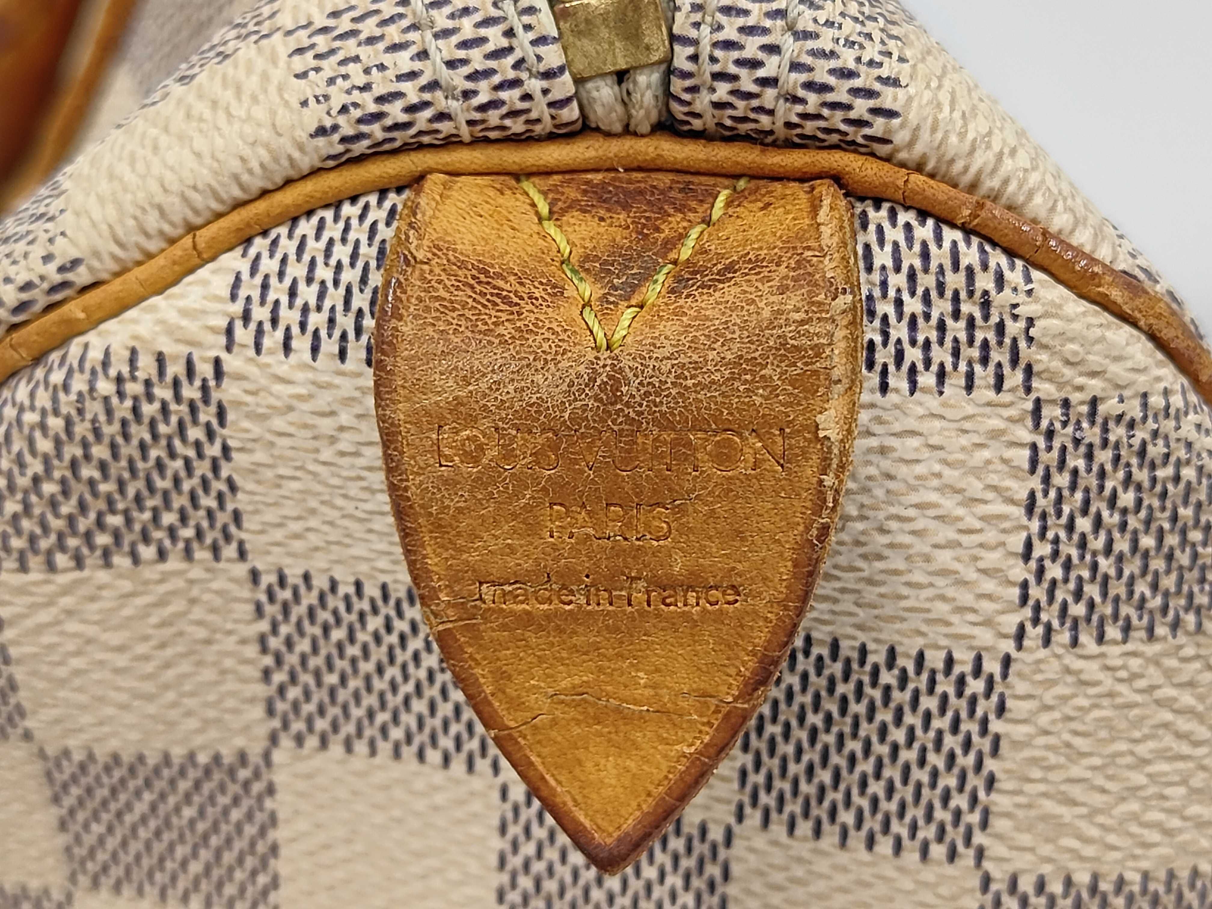 Damier Azur Speedy Azur 30 Handbag — view 8