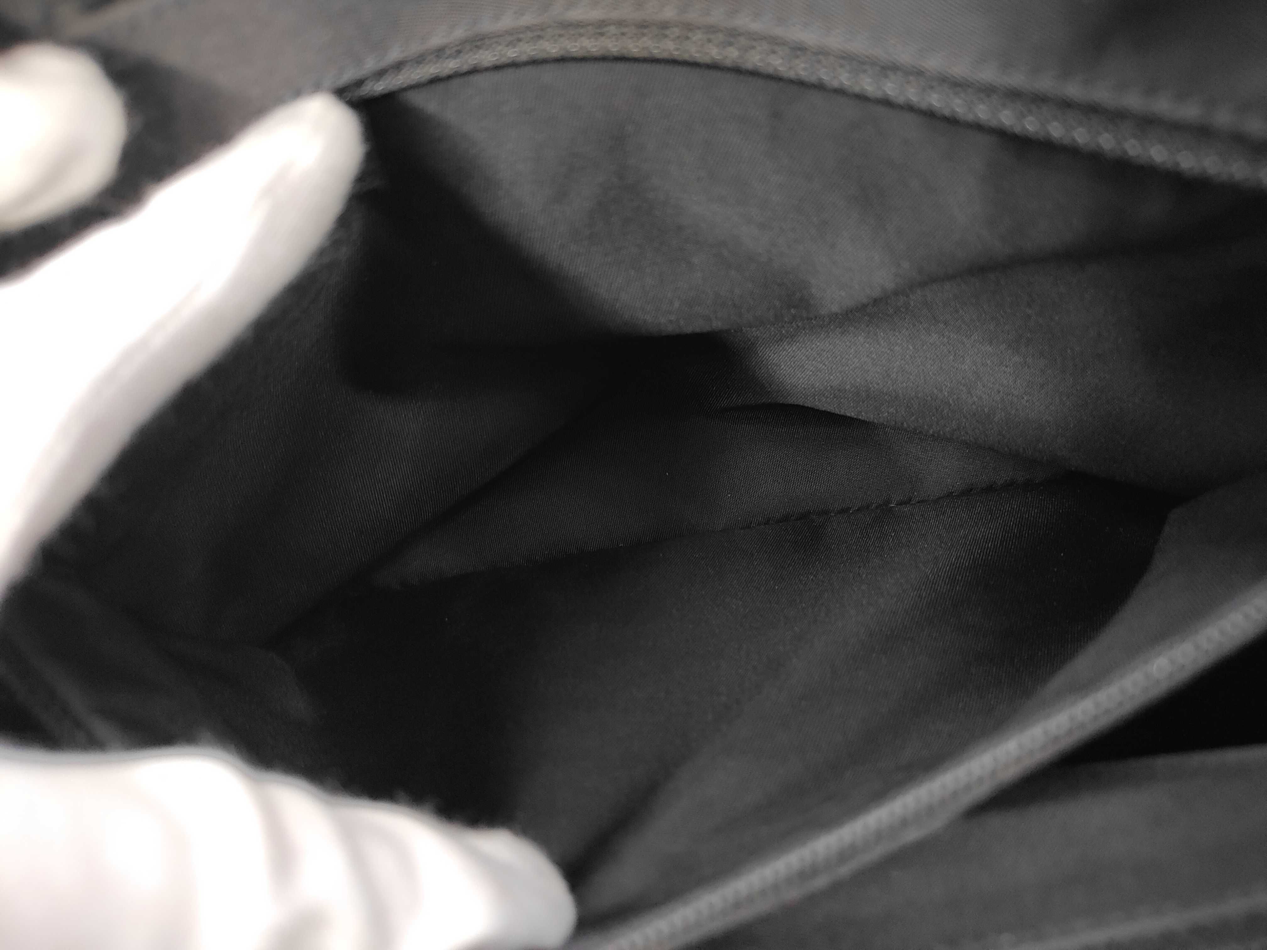 New Travel Line Nylon x Leather Black Gold Hardware Tote Bag — view 11