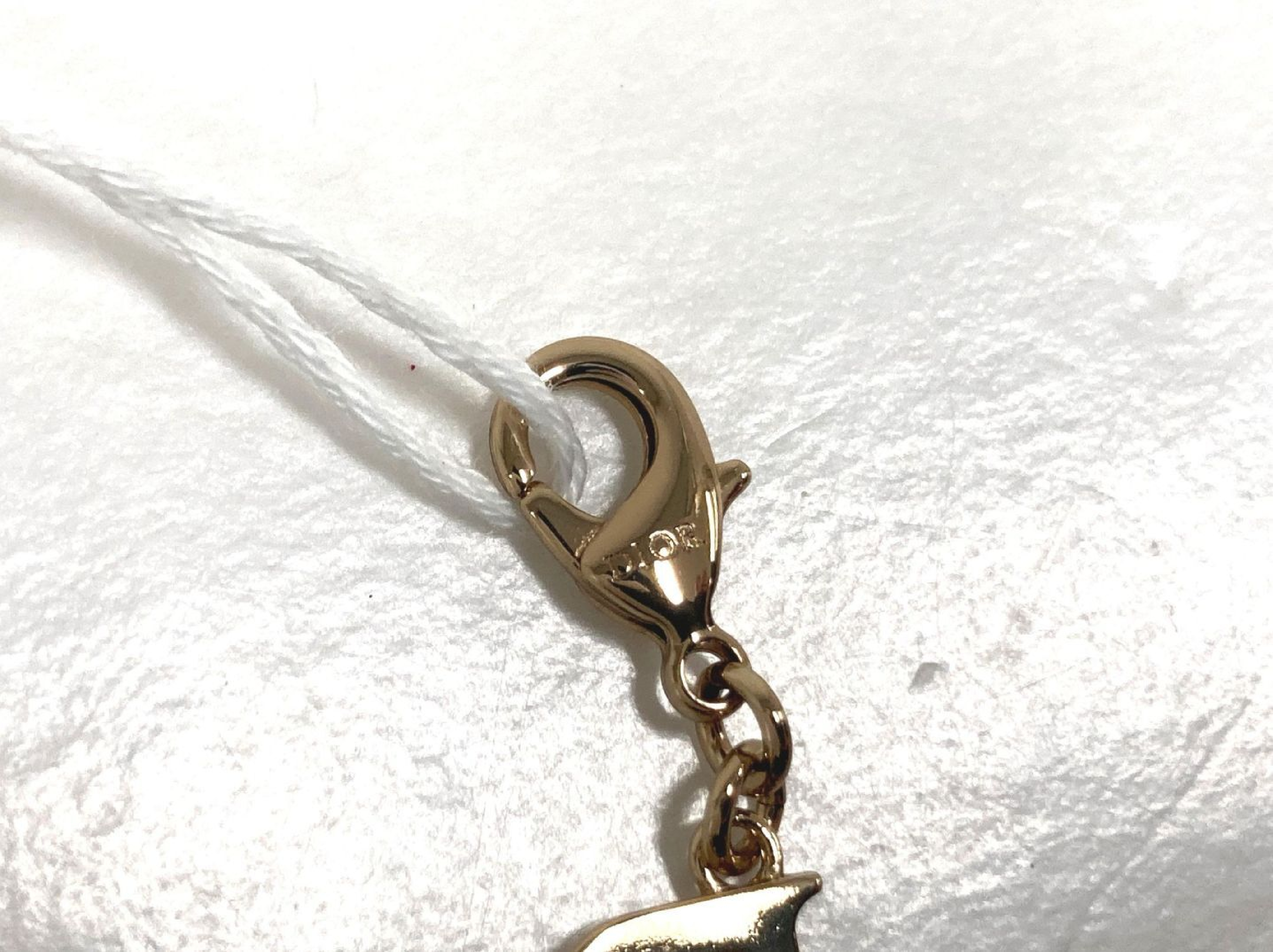 rhinestone initial charm — view 4