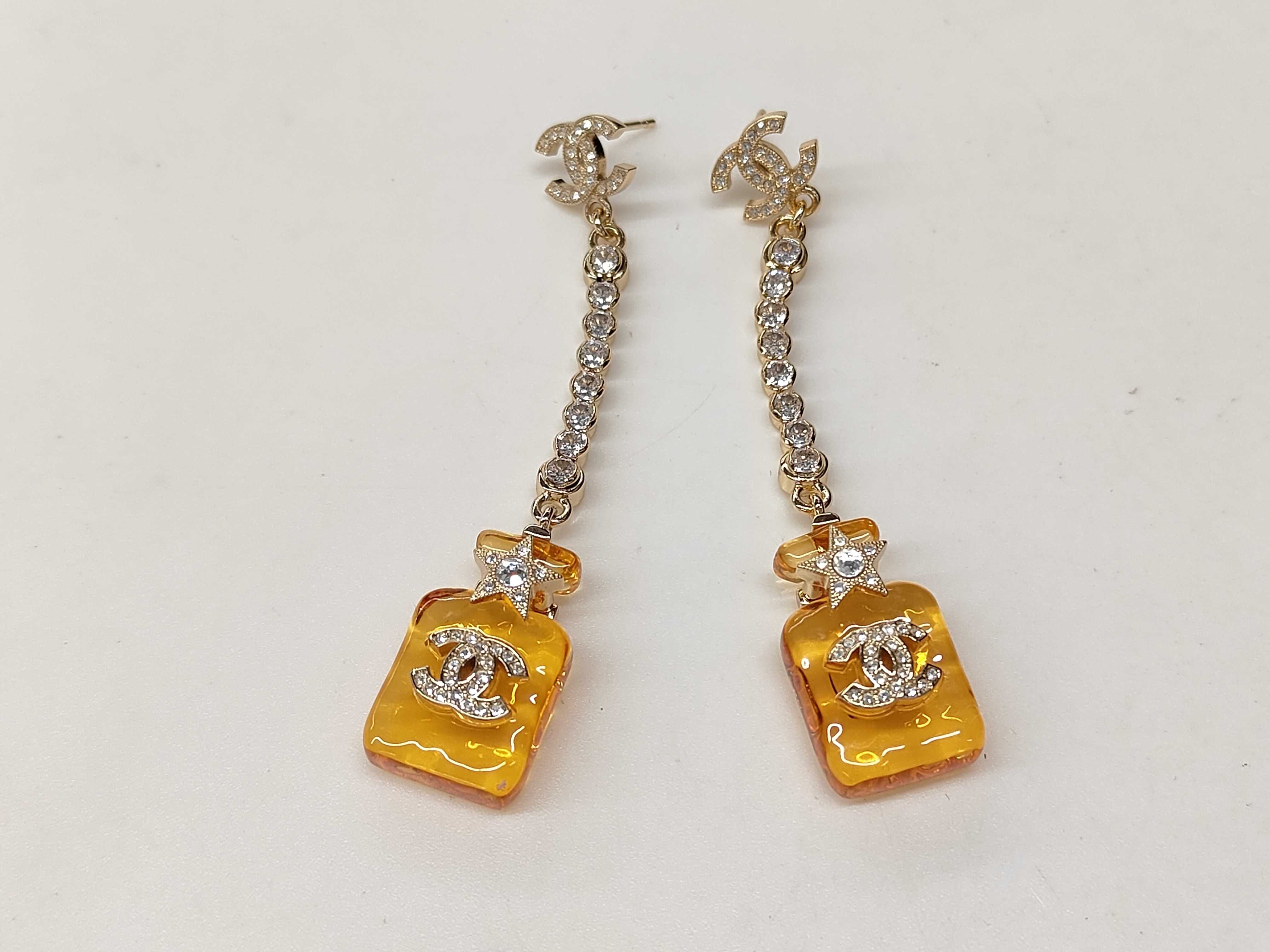 Coco Mark Perfume Bottle B23S Earrings