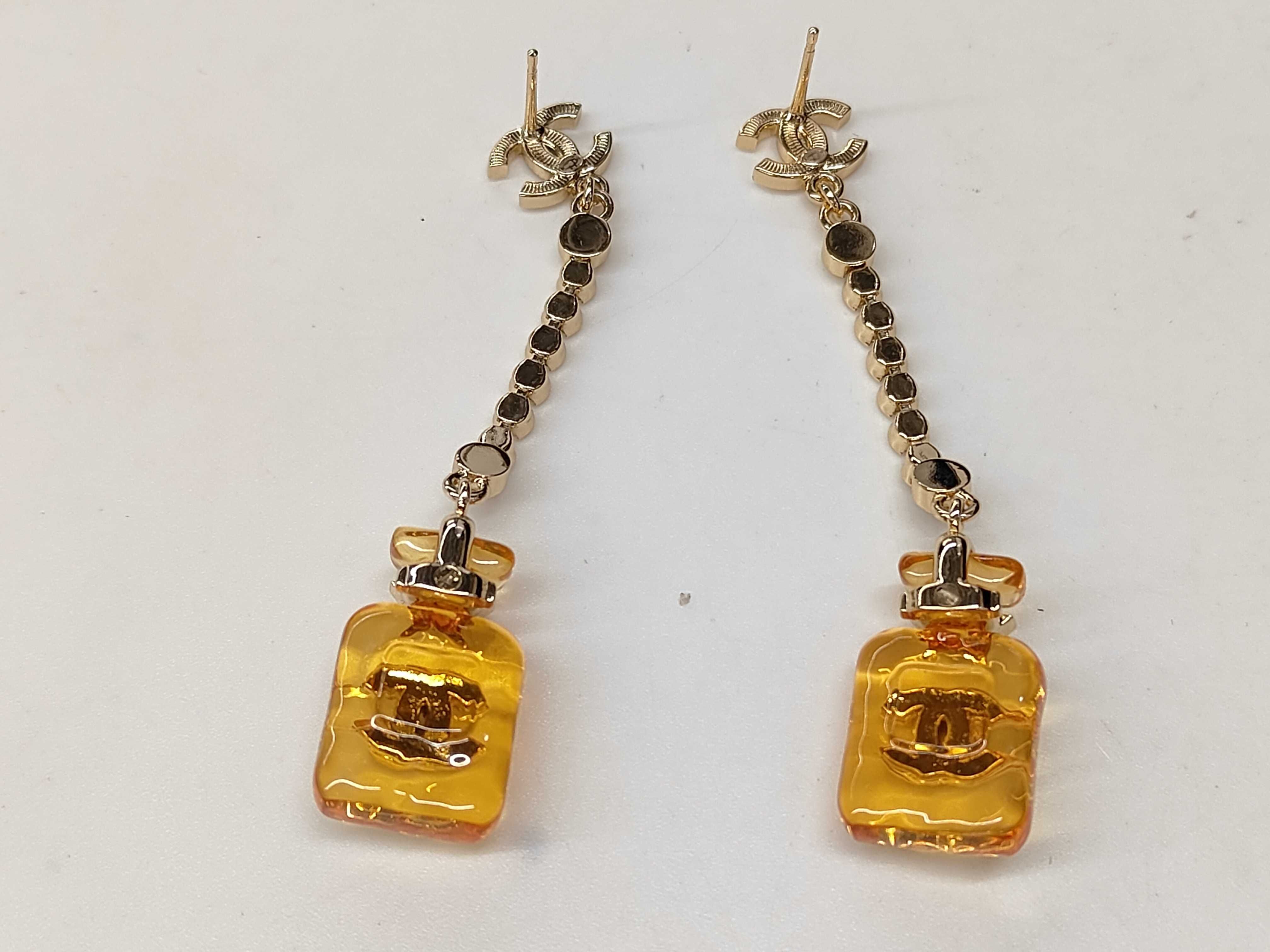 Coco Mark Perfume Bottle B23S Earrings — view 2
