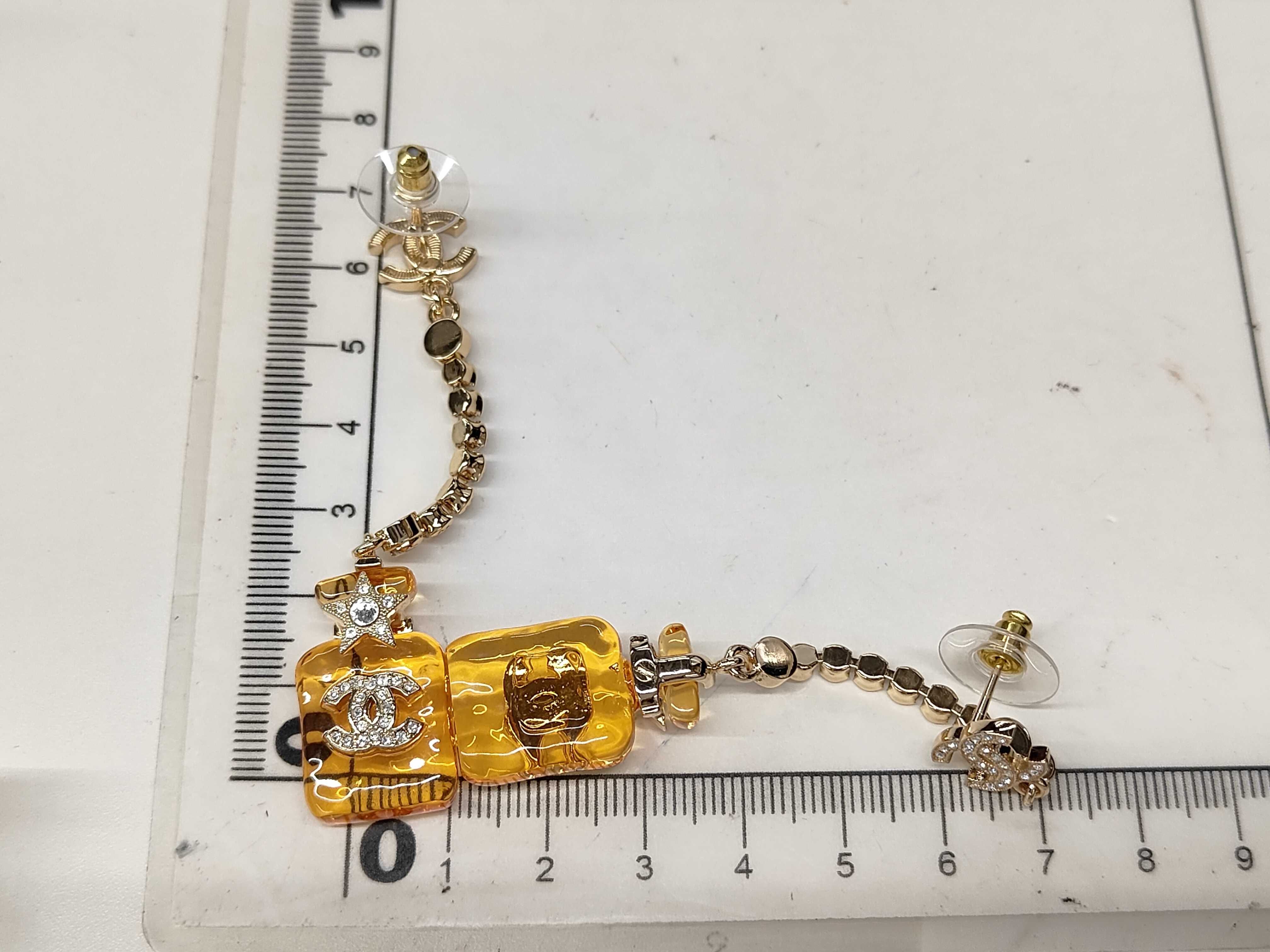 Coco Mark Perfume Bottle B23S Earrings — view 7