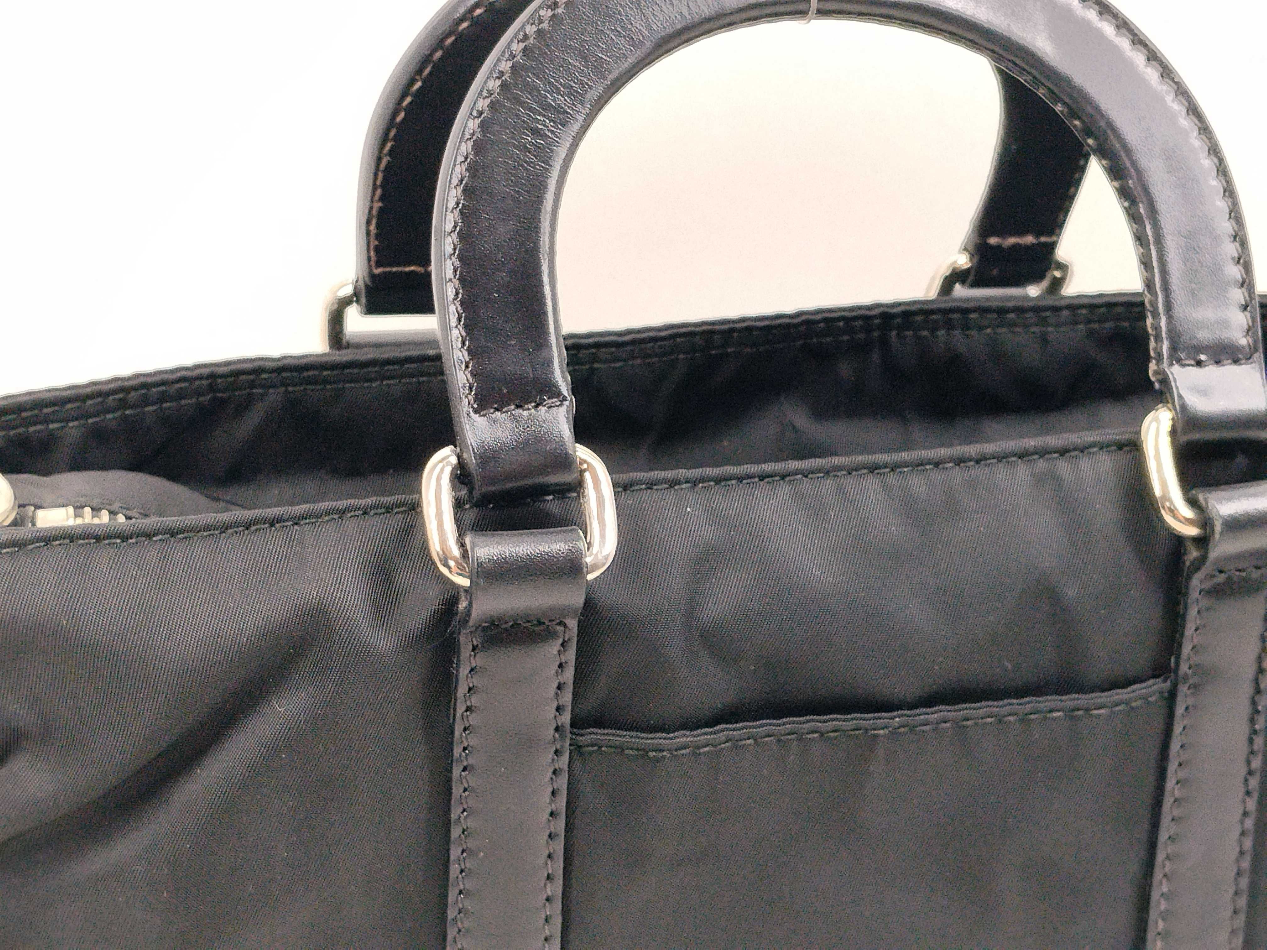 Nylon x Leather 2-way Bag Handbag — view 3