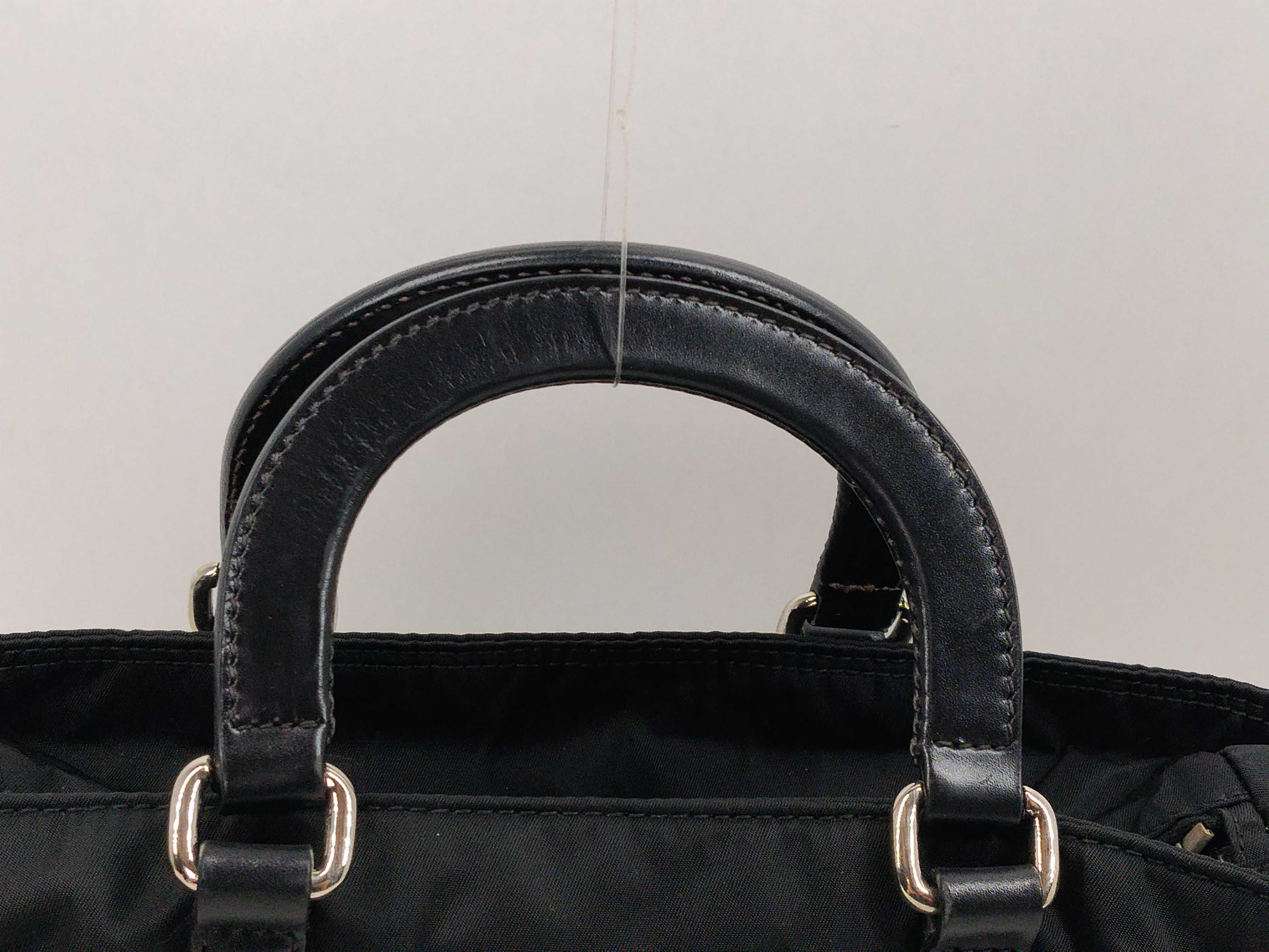 Nylon x Leather 2-way Bag Handbag — view 4