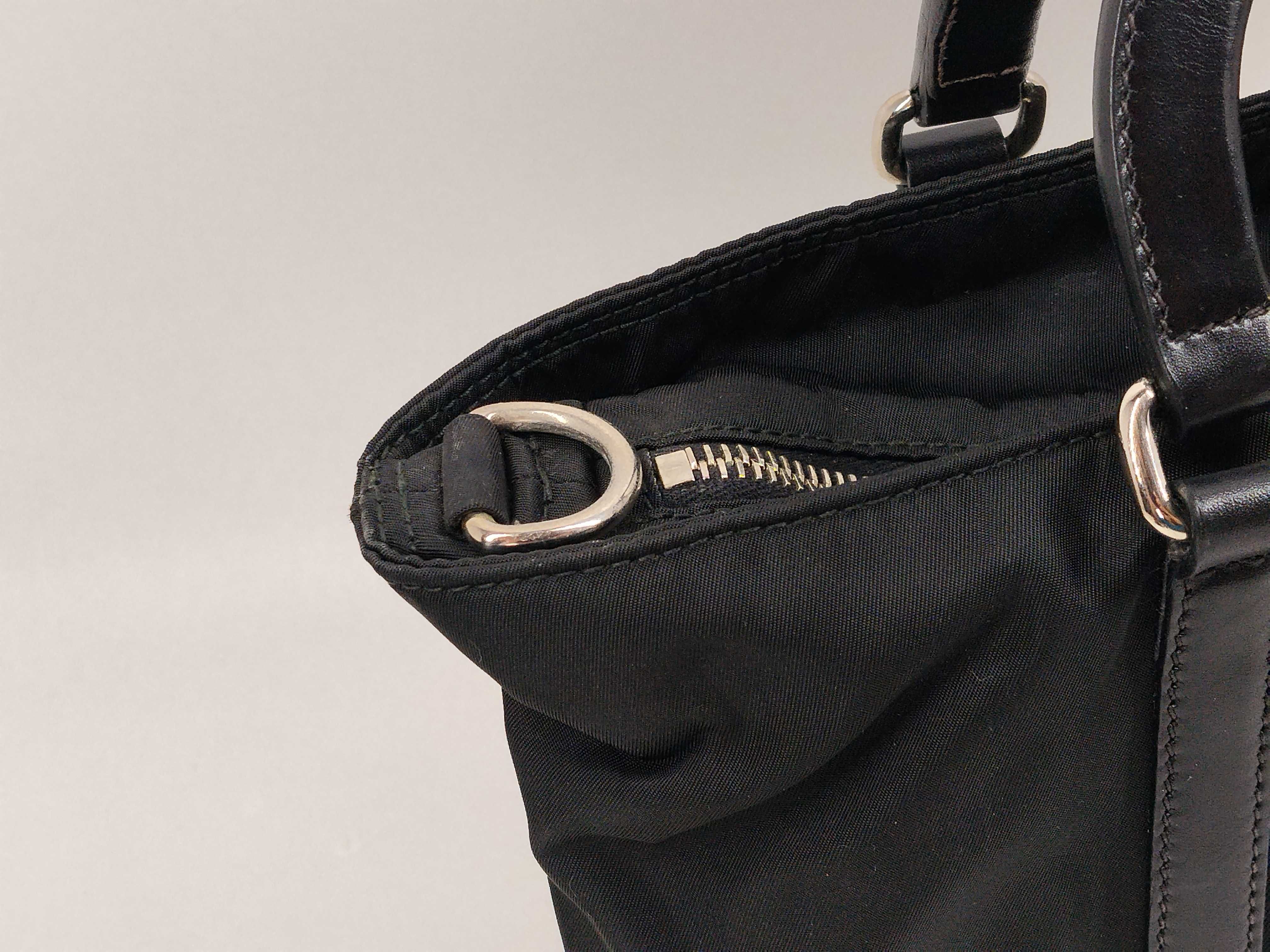 Nylon x Leather 2-way Bag Handbag — view 5