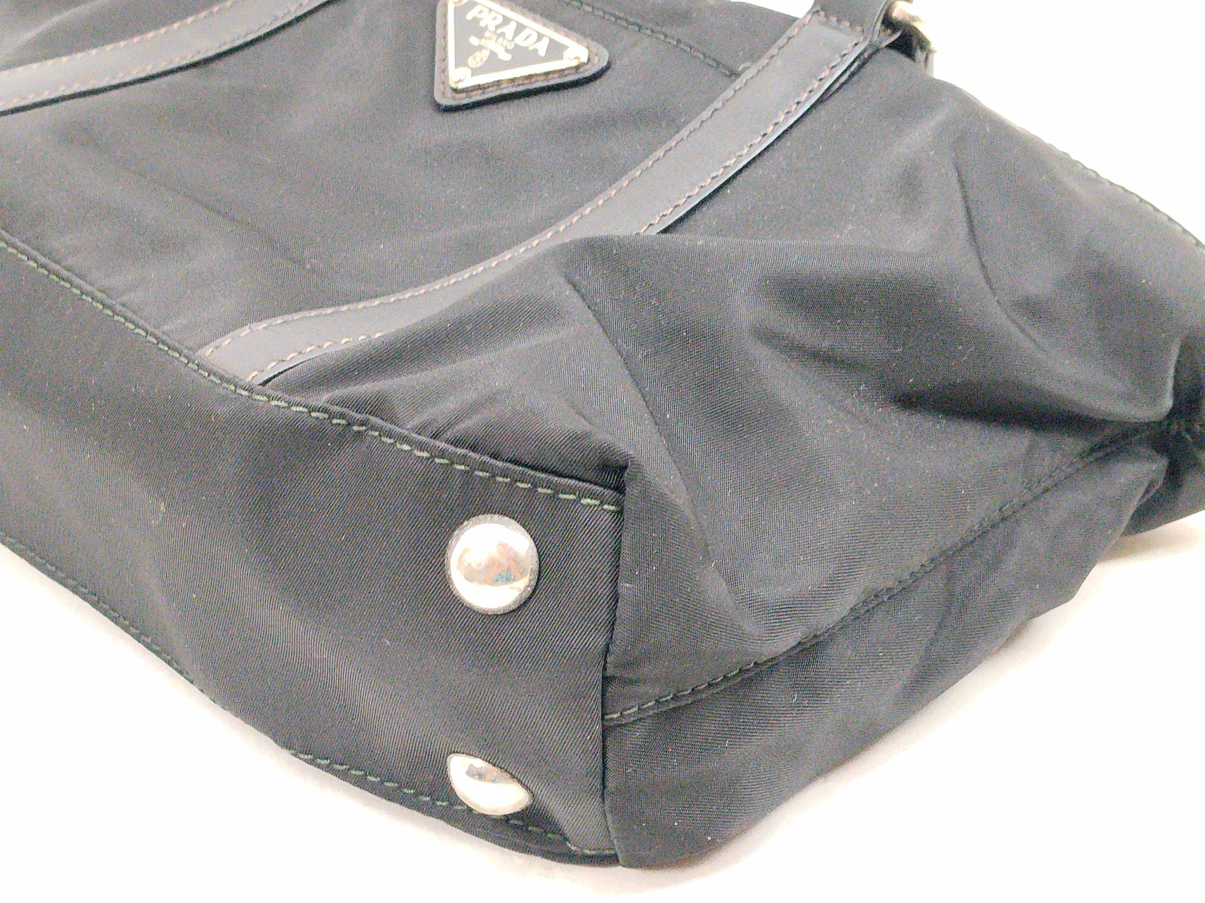 Nylon x Leather 2-way Bag Handbag — view 9