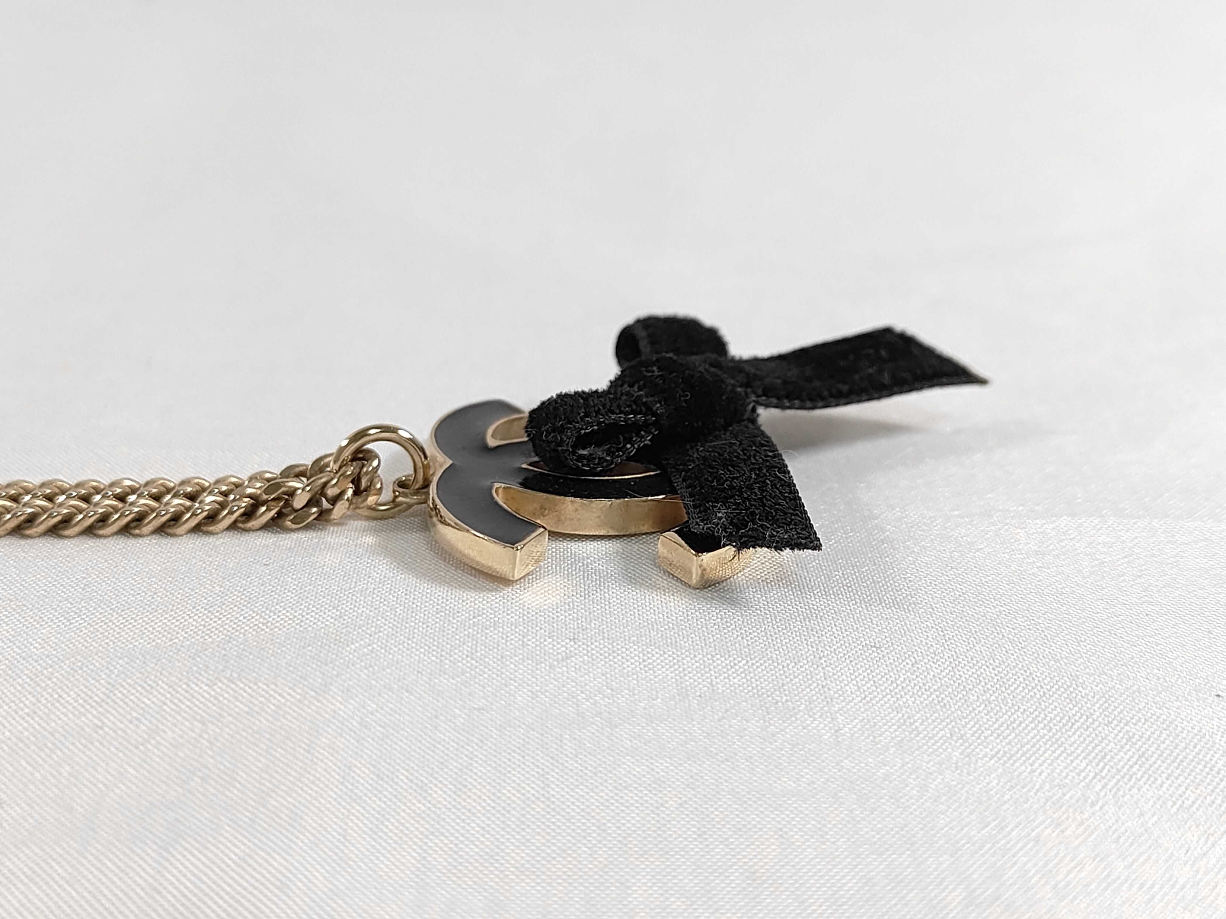 Coco Mark 07C Velour Ribbon Necklace — view 3