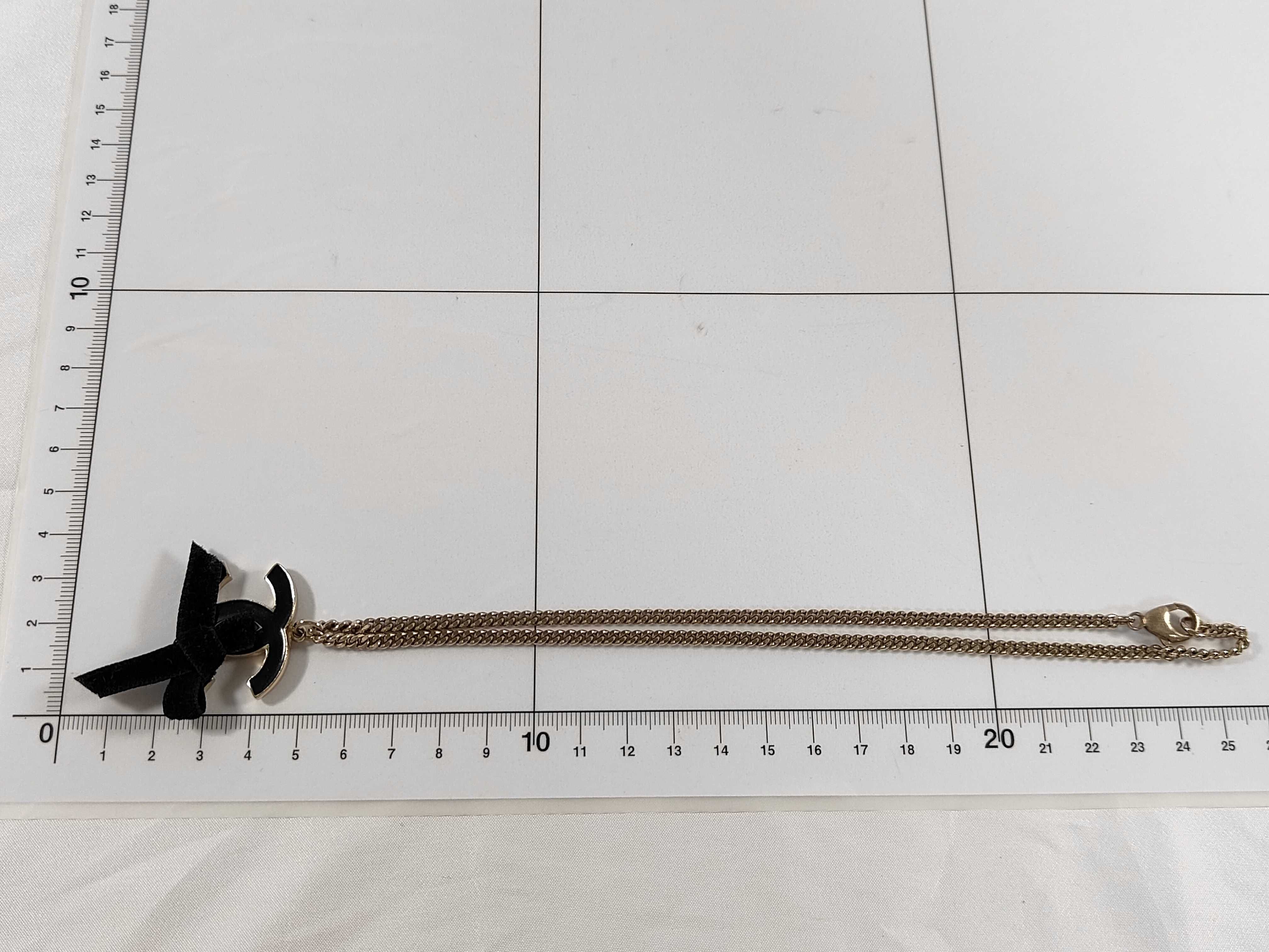 Coco Mark 07C Velour Ribbon Necklace — view 6